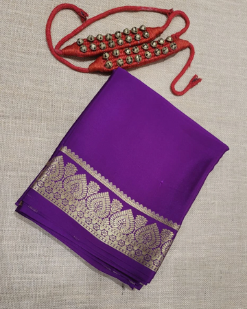 Purple2 Mallika Mysore Silk Saree