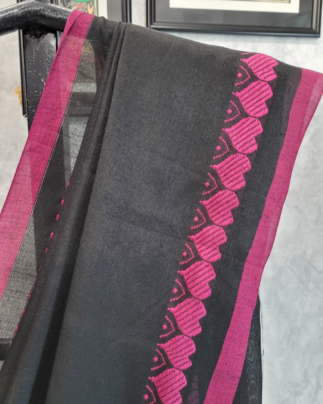 Black2 Hridaya Cotton Saree