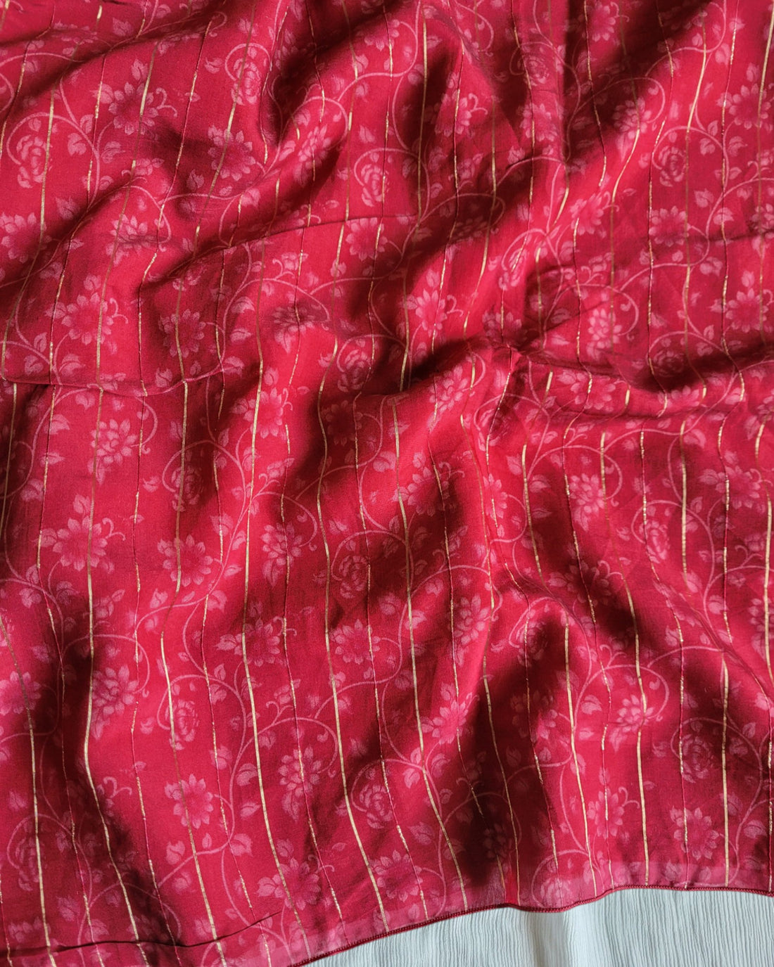 Pink Smita Muslin Saree