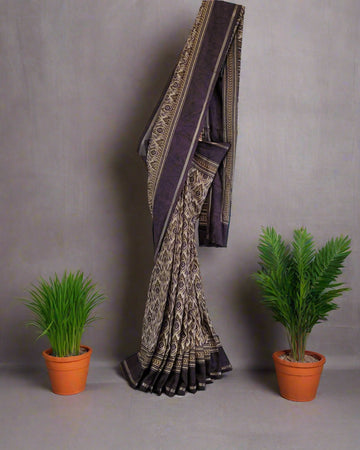 Barn Krisha Synthetic saree