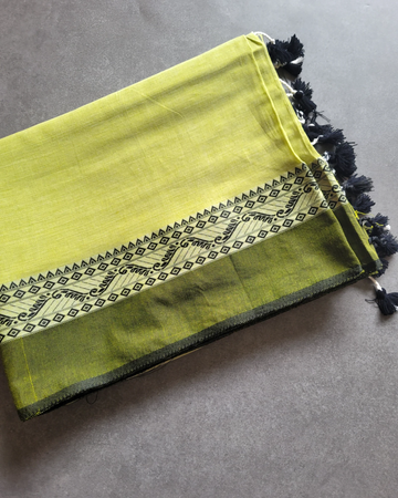 Yellow Avantika Cotton Saree