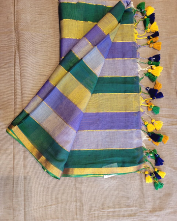 Multicolour Nidhi Mul Saree