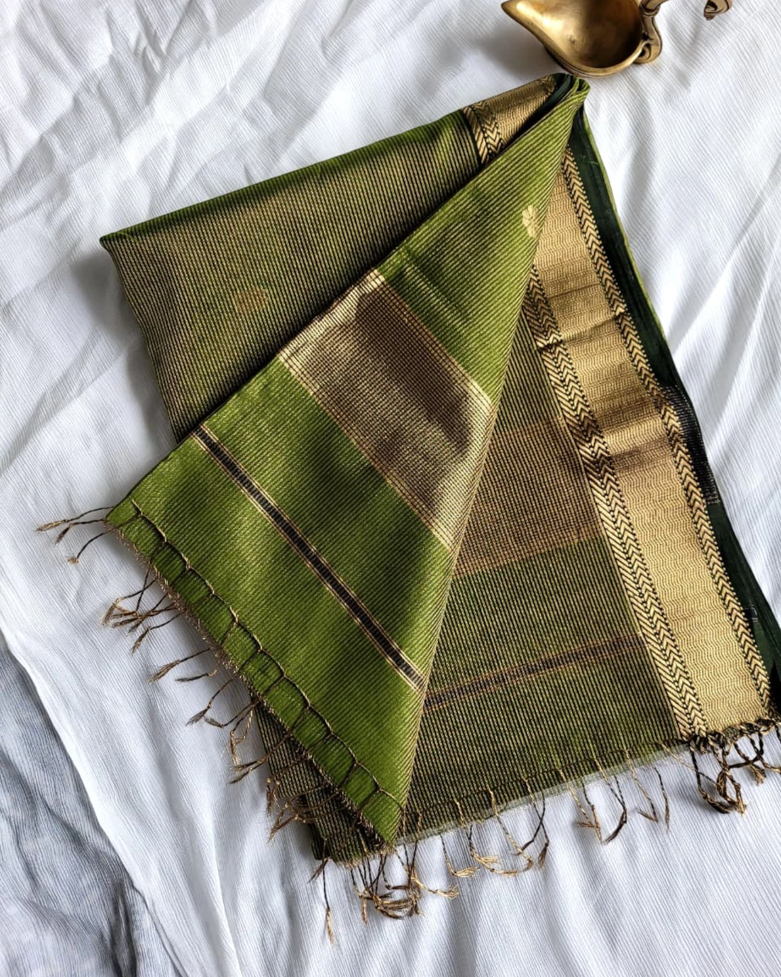 Army Maheshwari Saree