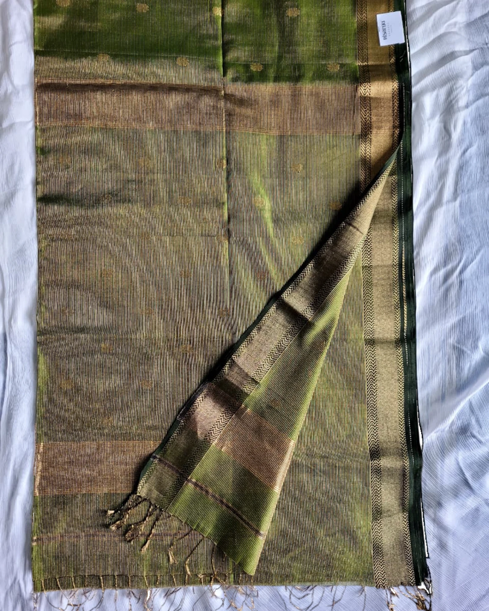 Army Maheshwari Saree