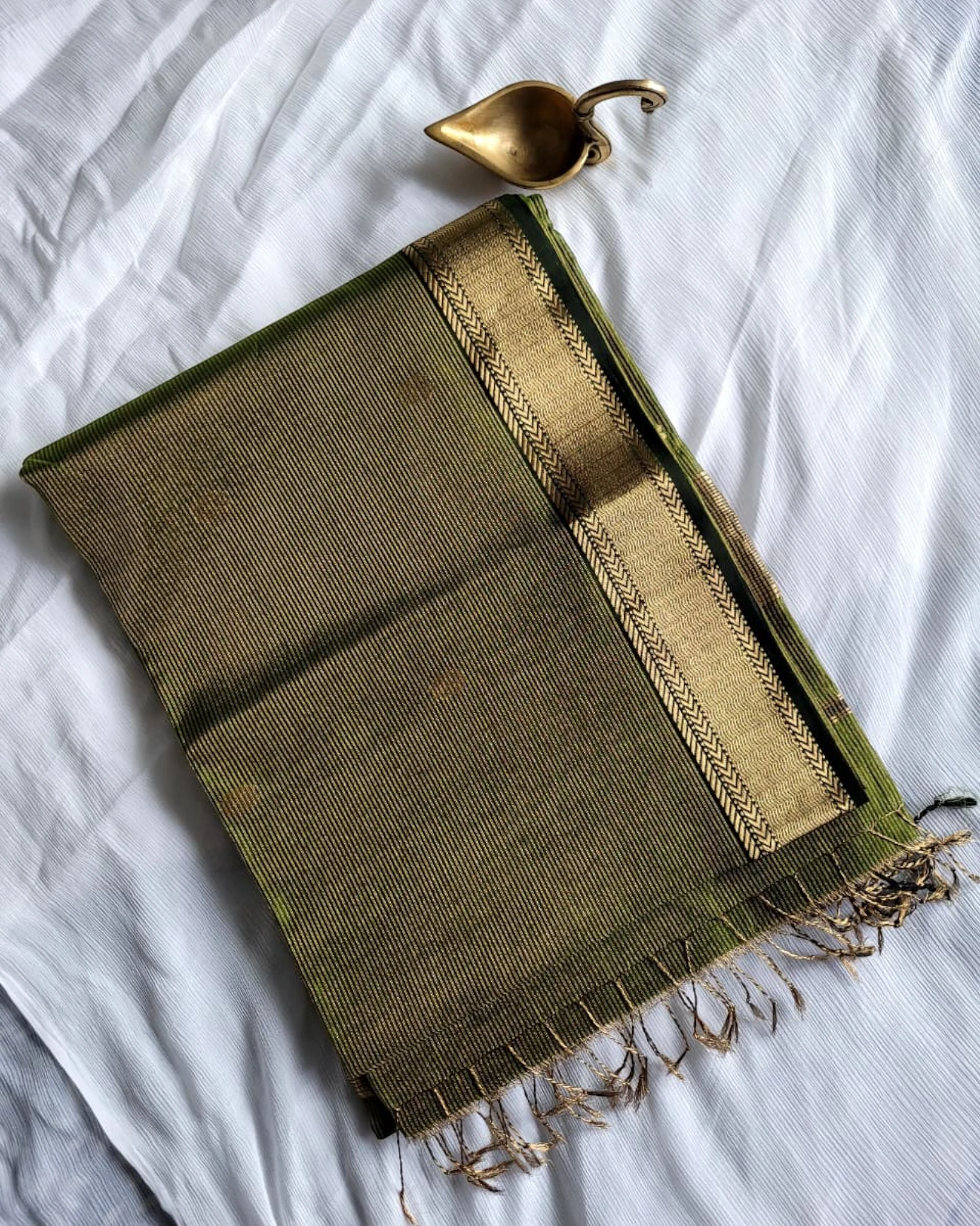 Army Maheshwari Saree