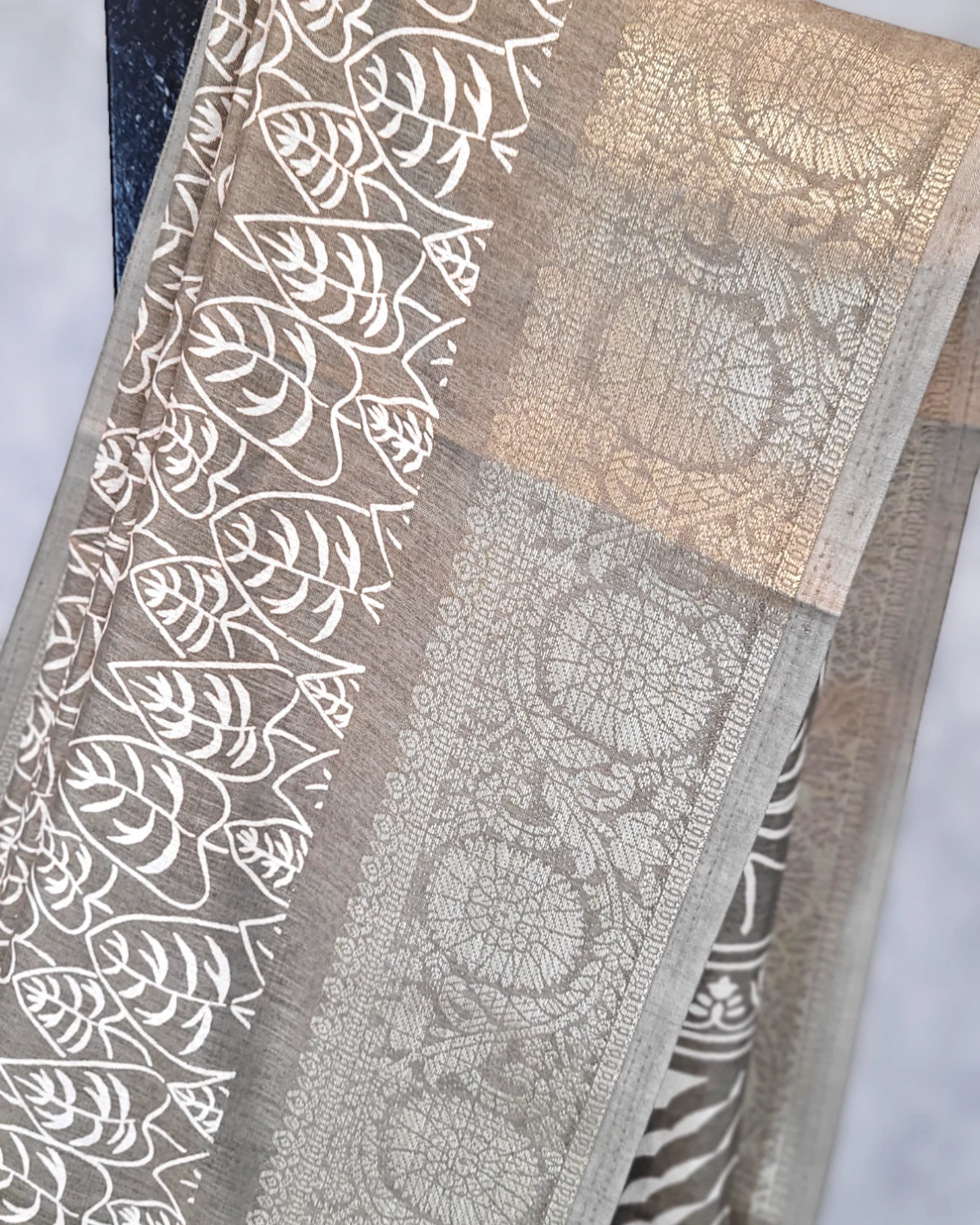 Beige Anaya Tussar Saree