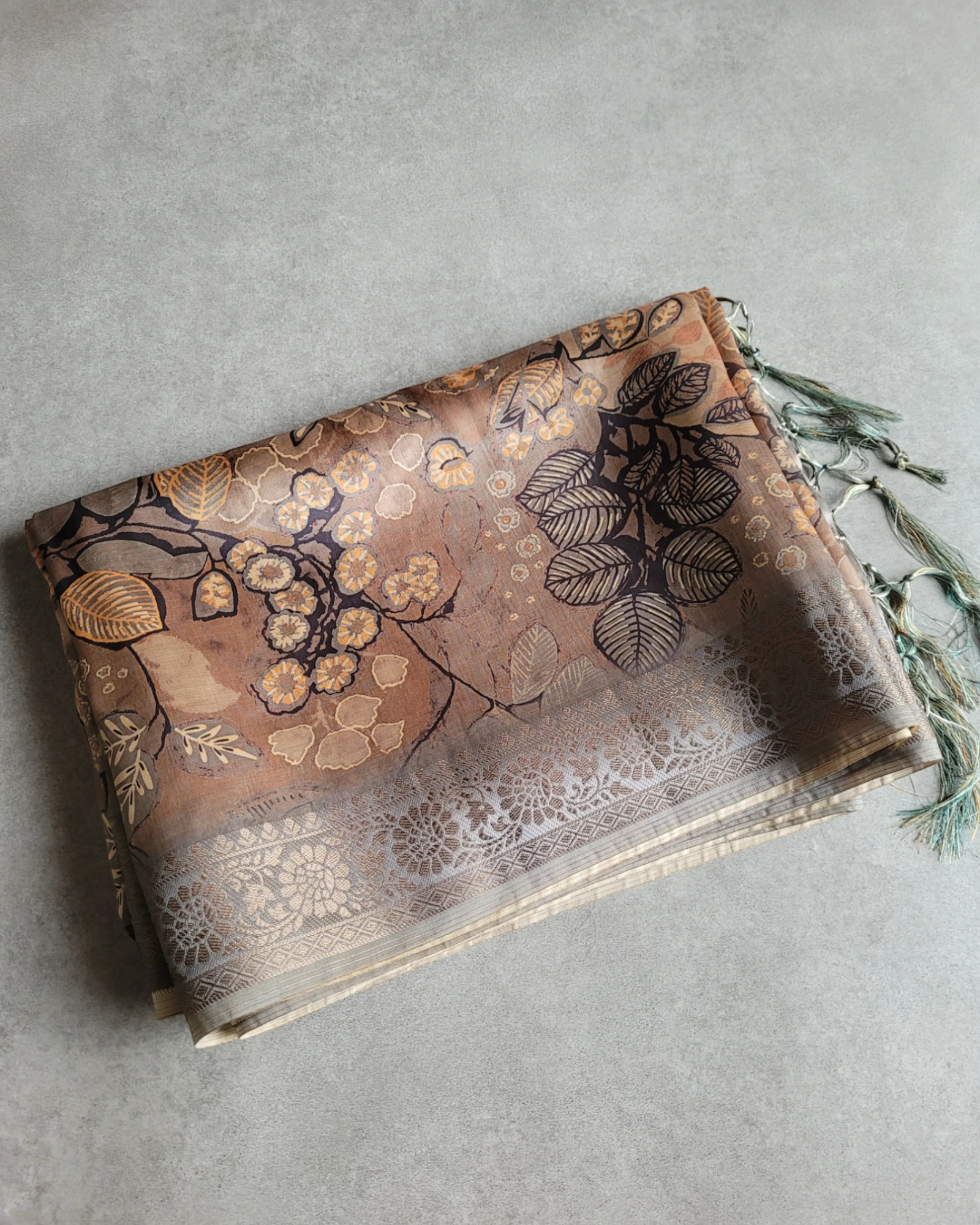 Mocha Shakti Digital Saree