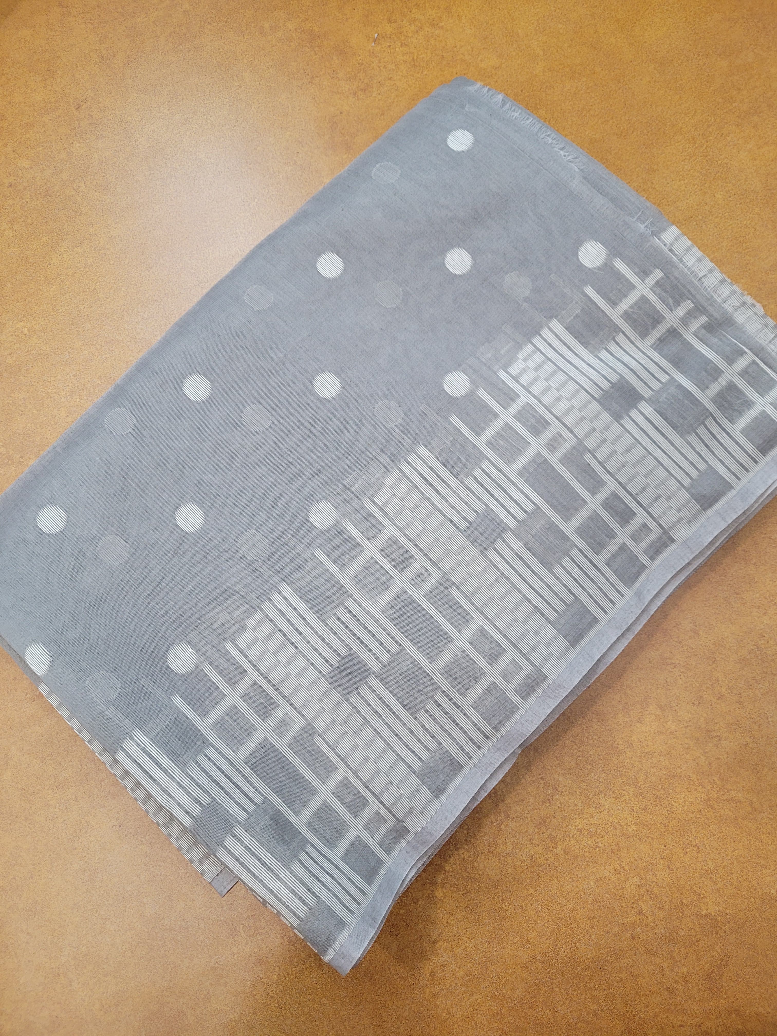 Cloud Kesar Cotton Saree