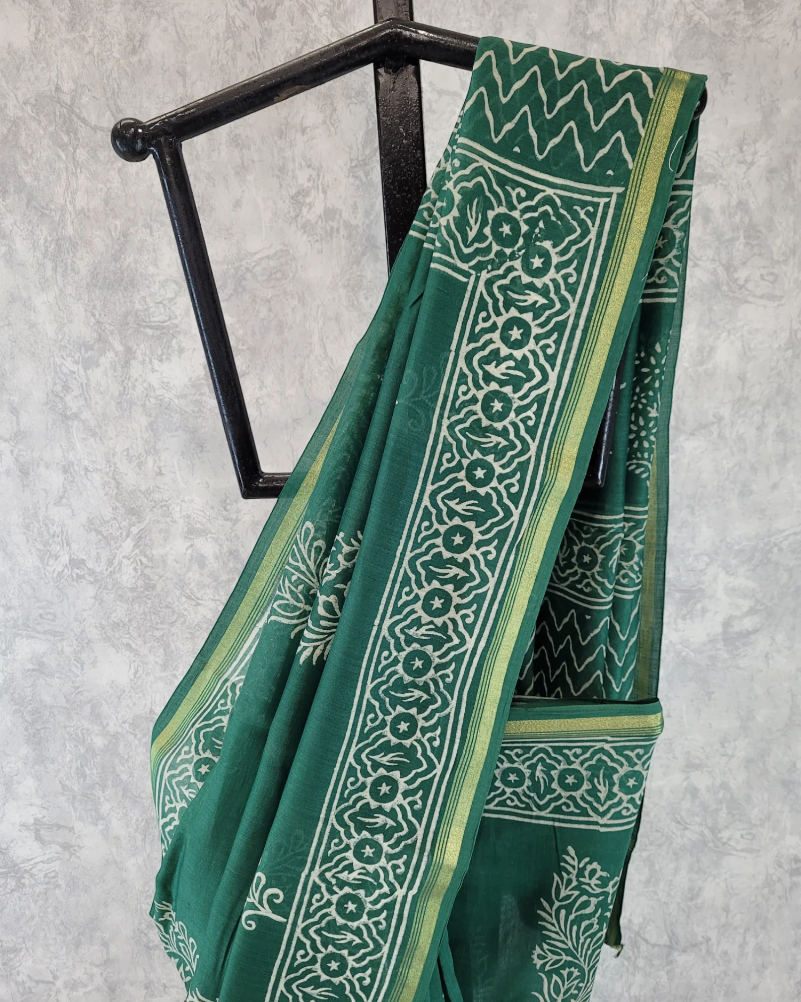 Green Latika Cotton Saree