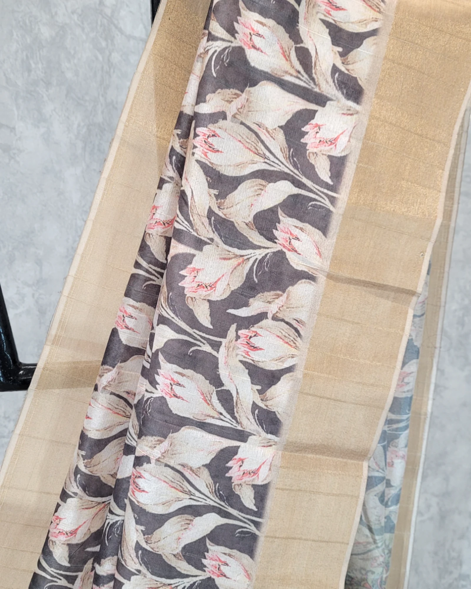 Grey Anaya Tussar Saree