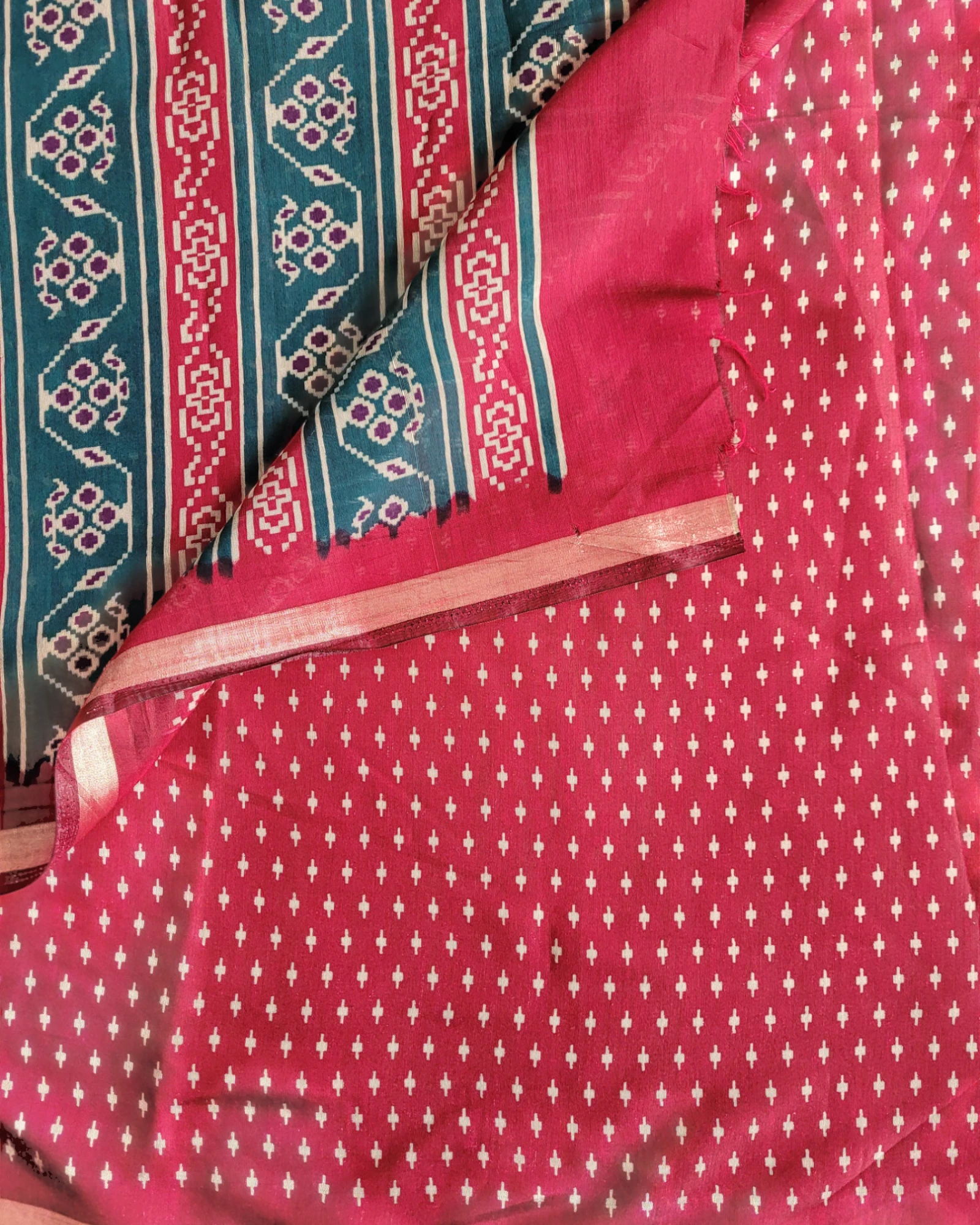 Green Triveni Cotton Saree