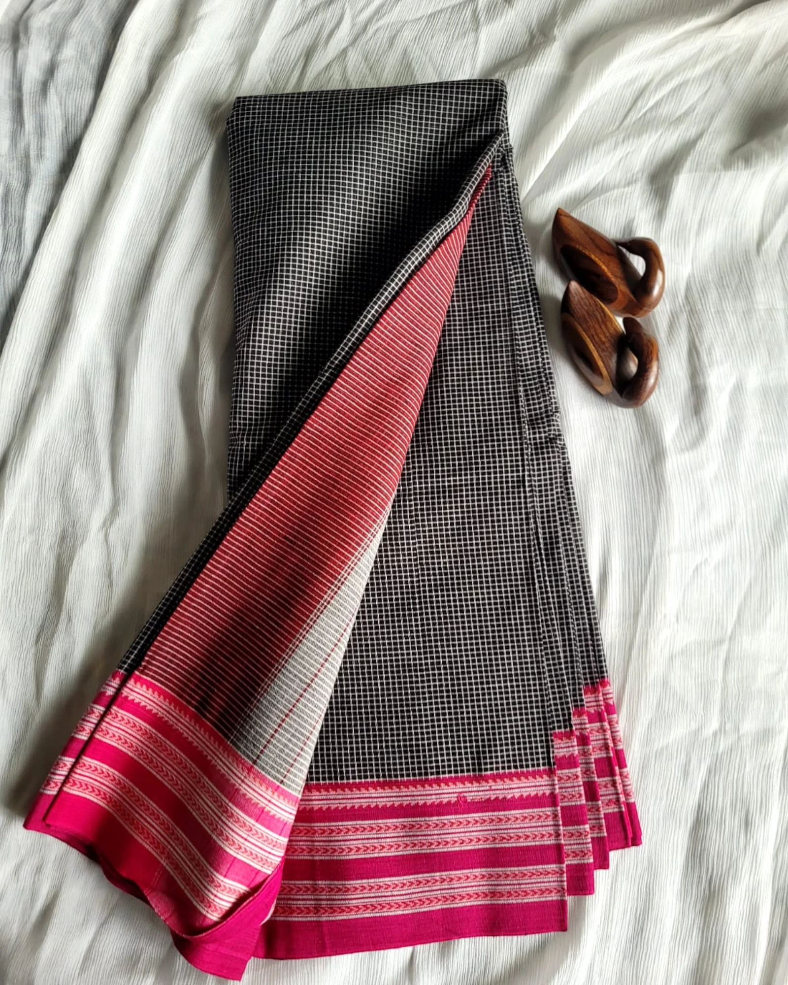 Pink4 Hampa Pattedanchu Saree