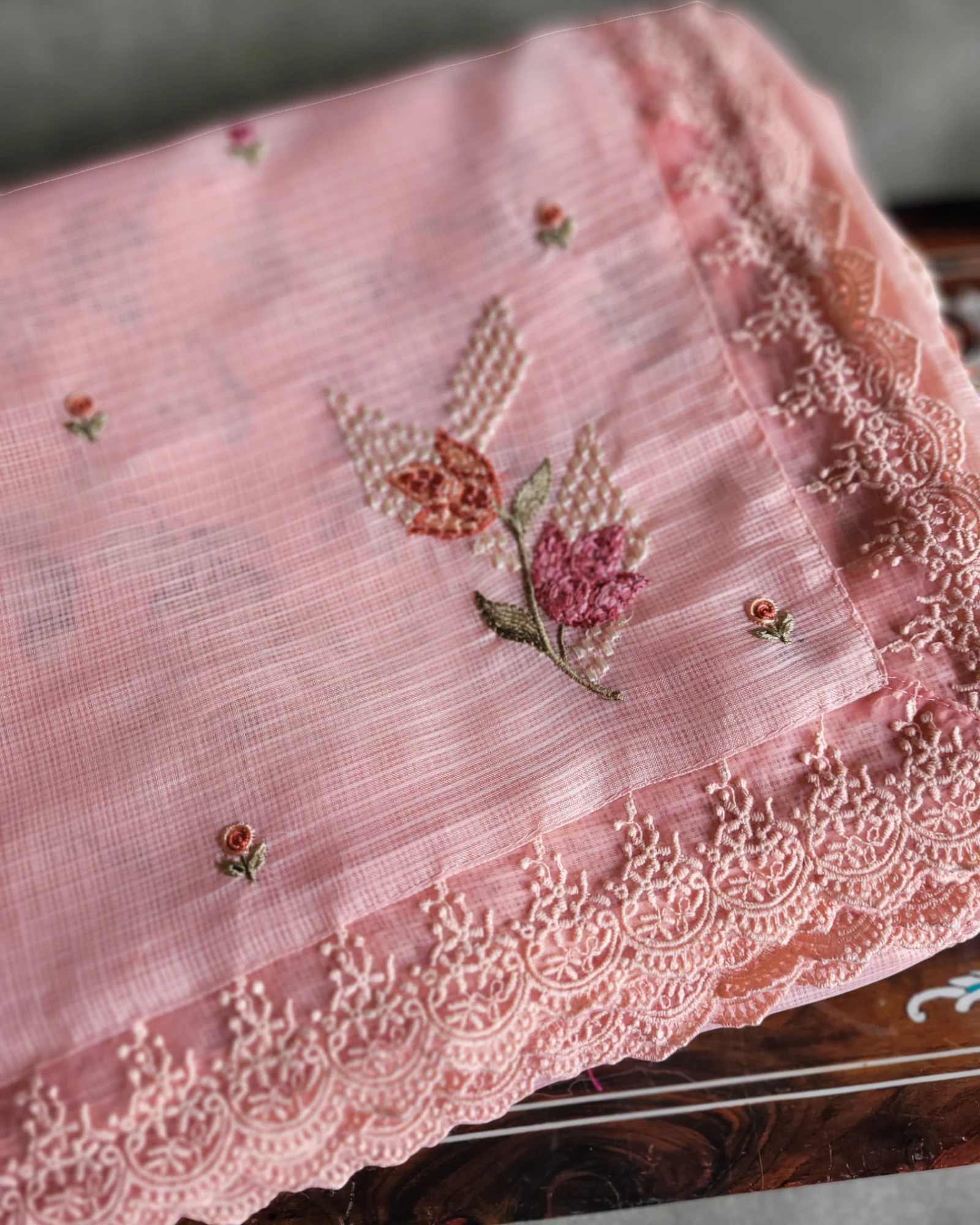 Orange Lavanya2 kotadoria saree