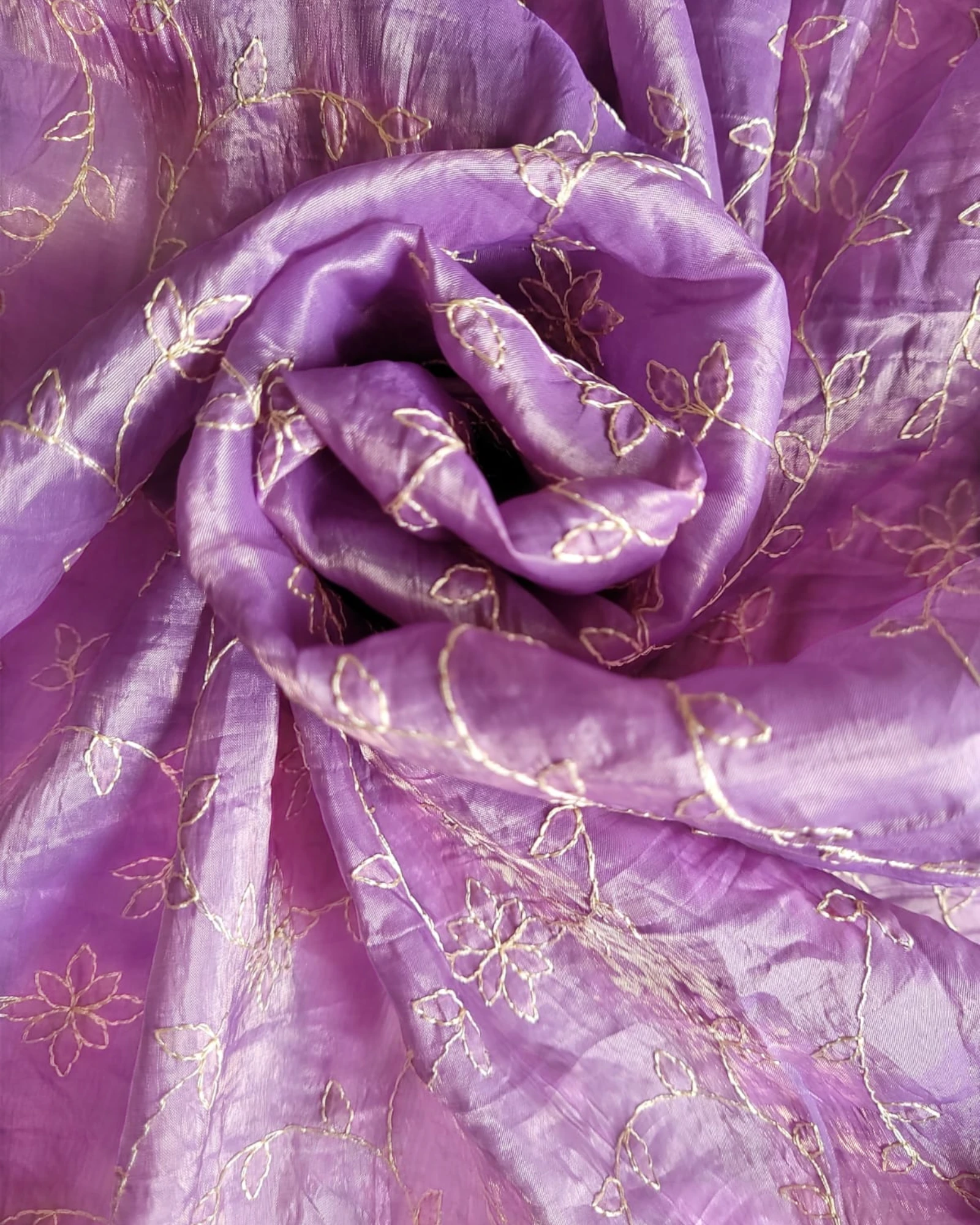 Purple Tarini Organza Saree