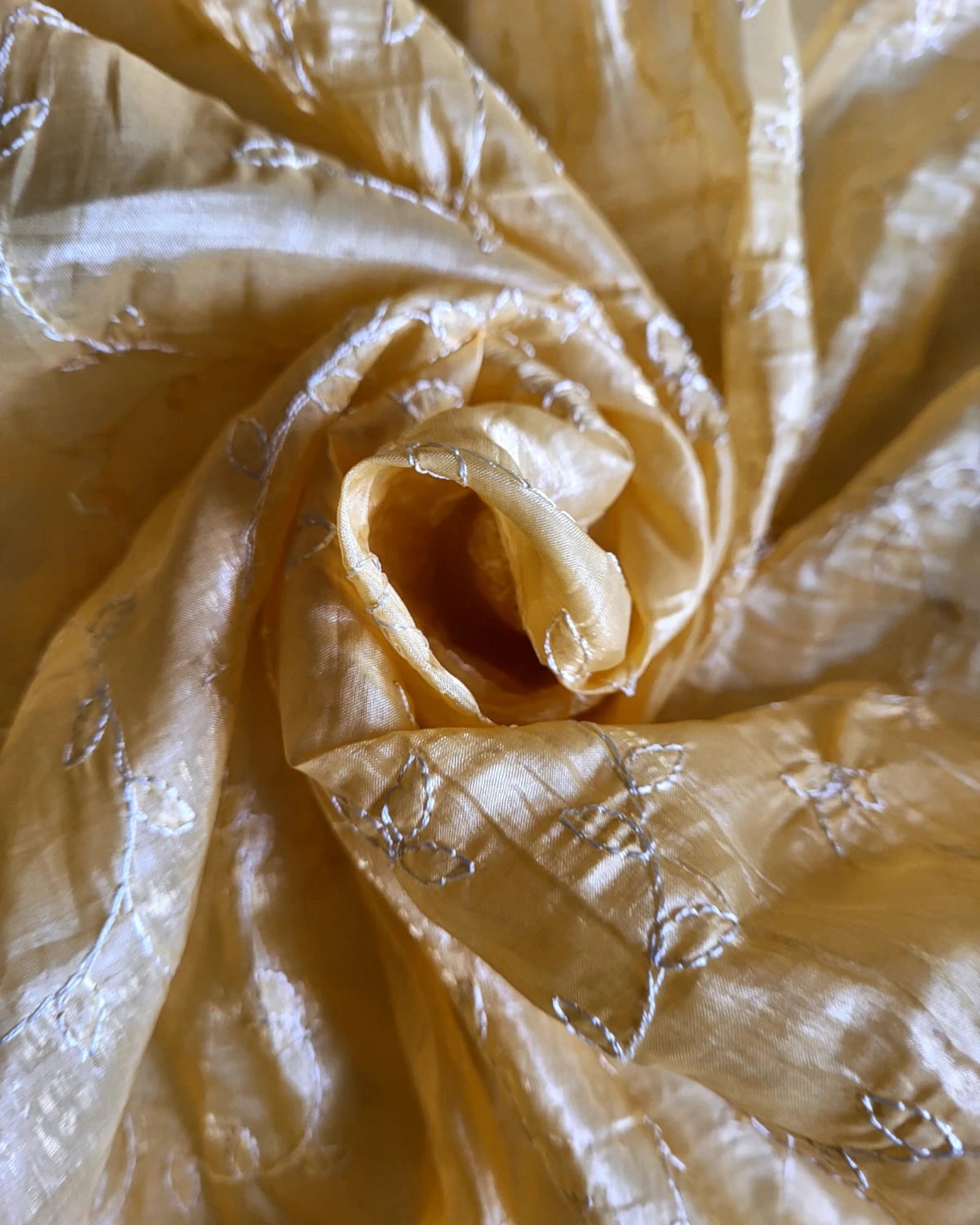 Yellow Tarini Organza Saree