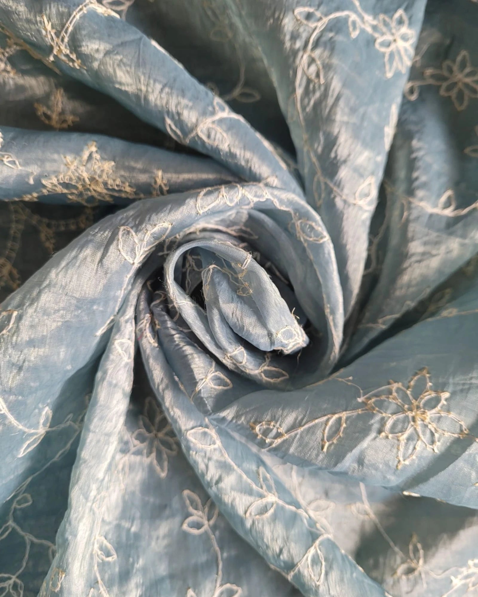 Mint Tarini Organza Saree