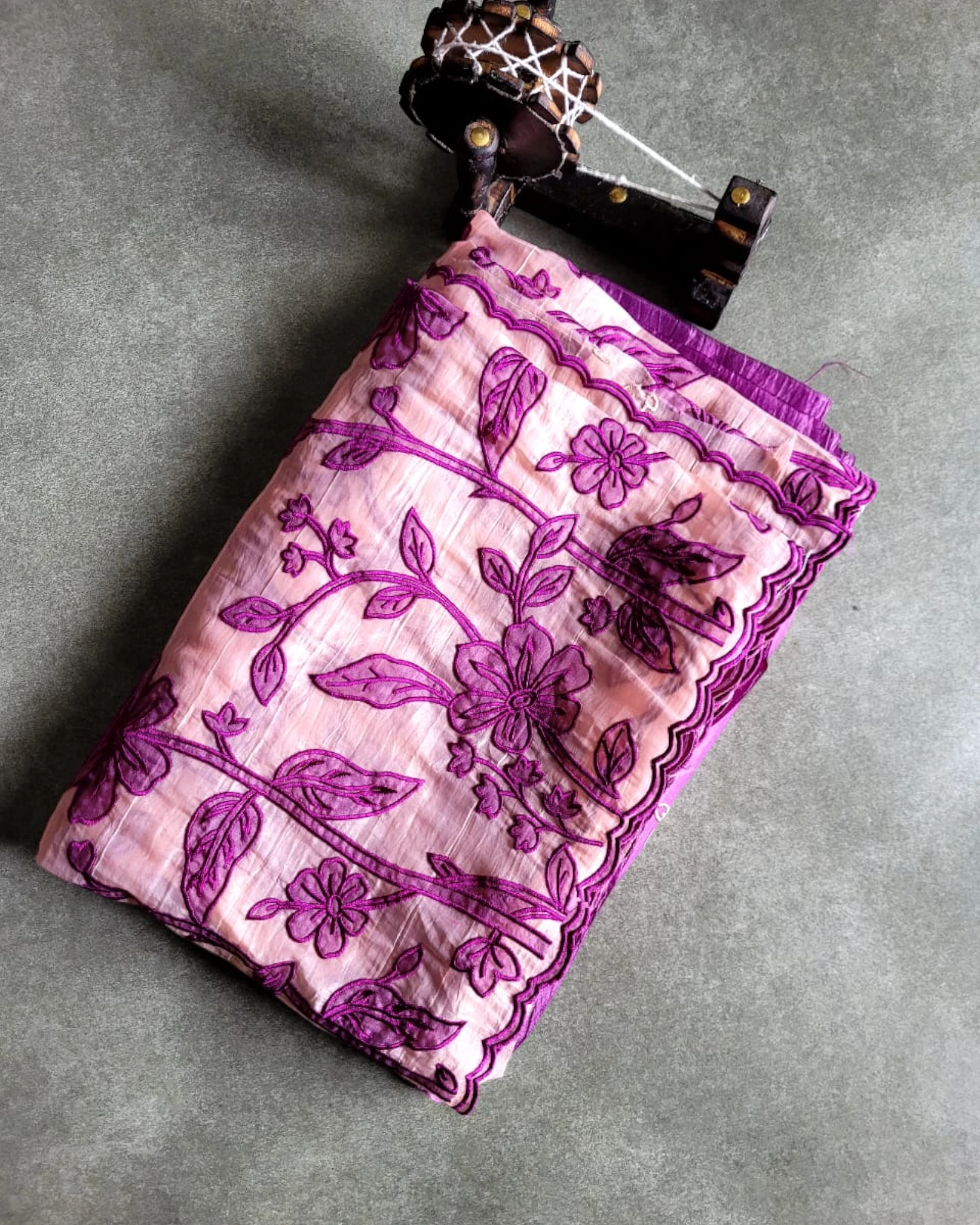 Purple Tarini2 Organza Saree