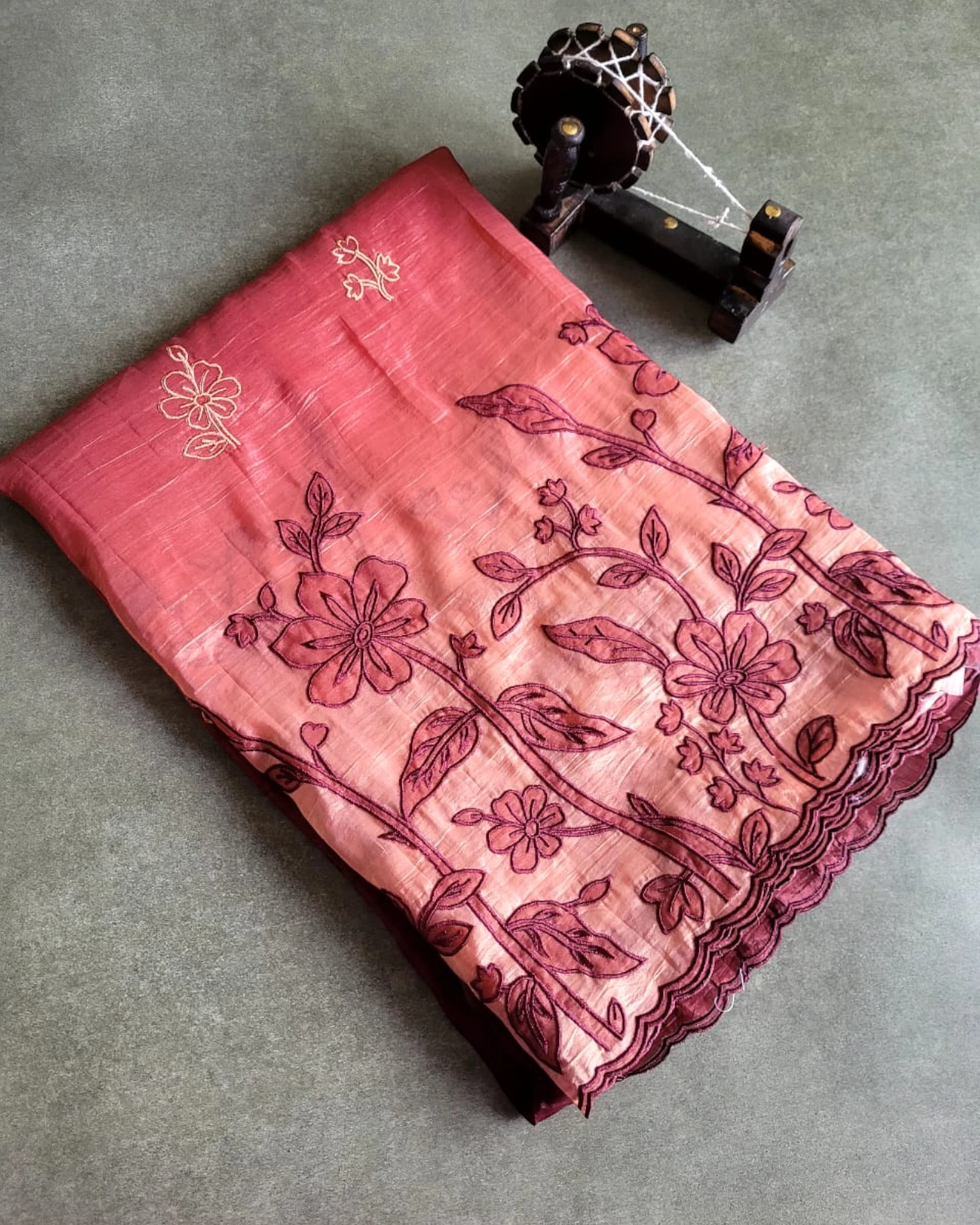 Brown Tarini2 Organza Saree