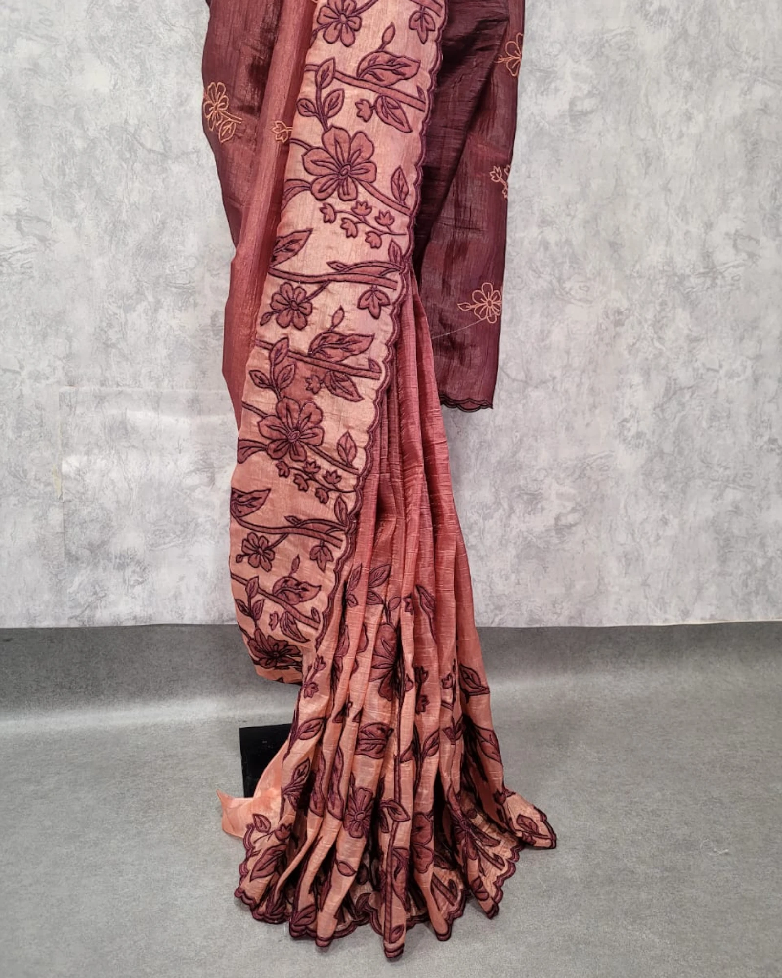 Brown Tarini2 Organza Saree