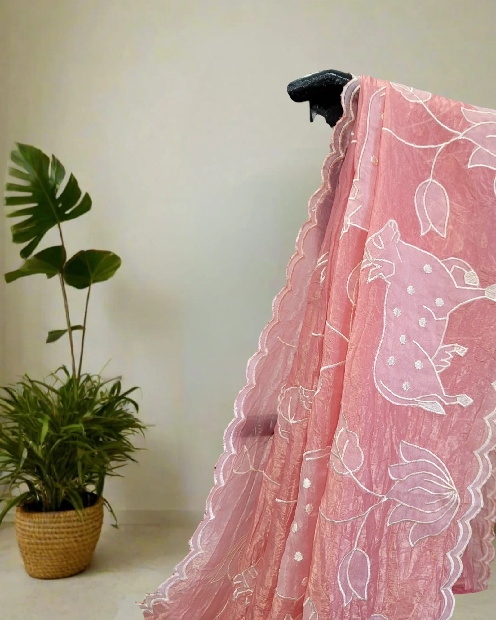 Lace Tarini Saree (Lotus Embriodery Blouse)