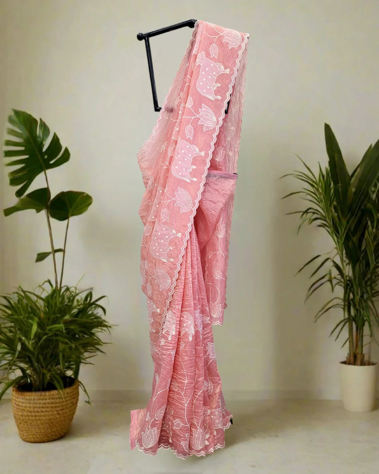 Lace Tarini Saree (Lotus Embriodery Blouse)