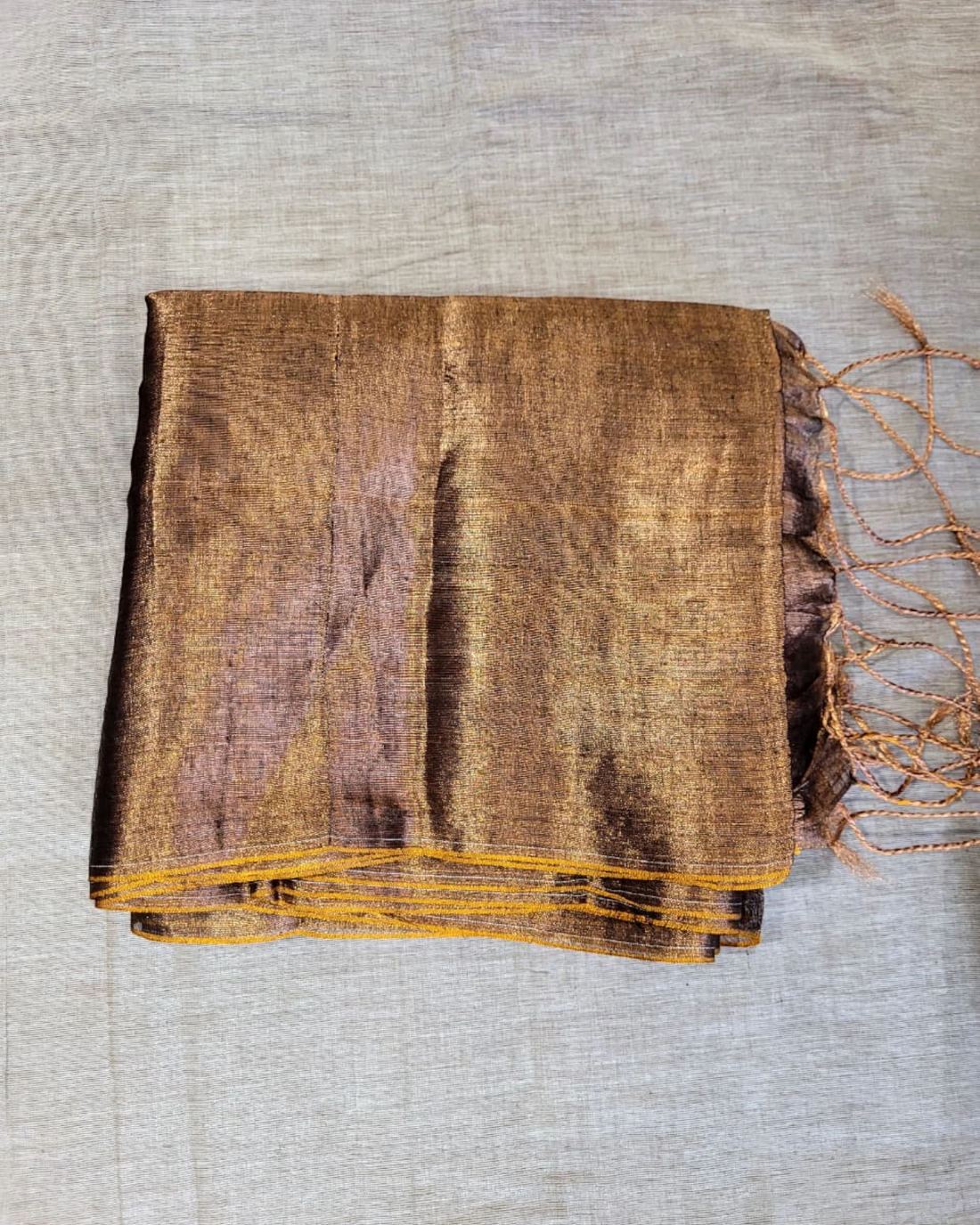 Gold2  Roshni Tissue Saree