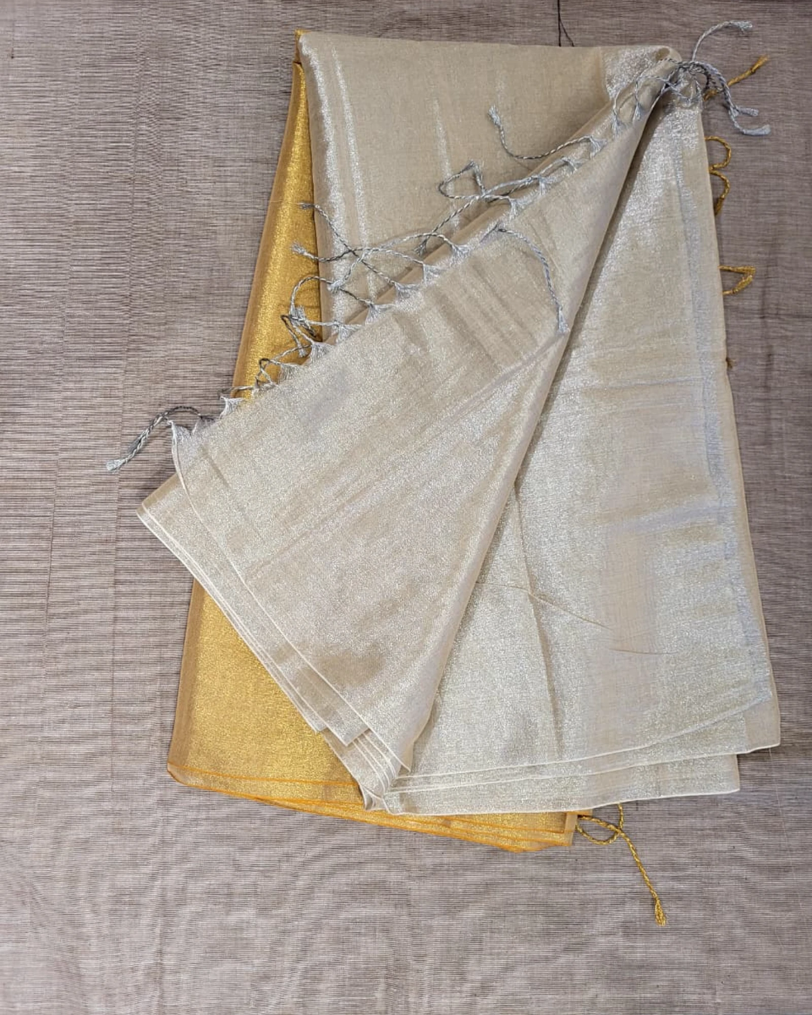 Gold Roshni Tissue Saree