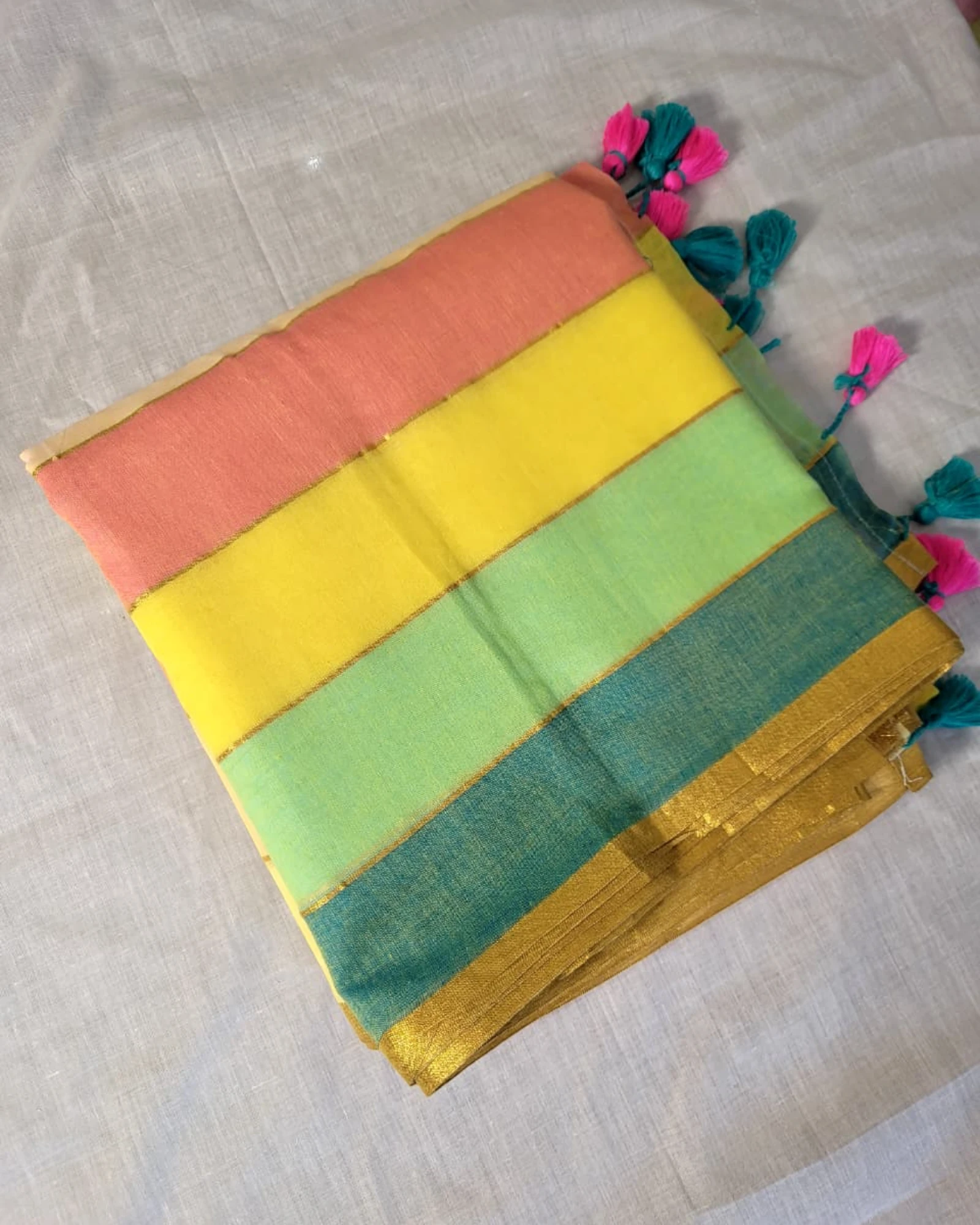 Multicolour2 Nidhi Mul Saree