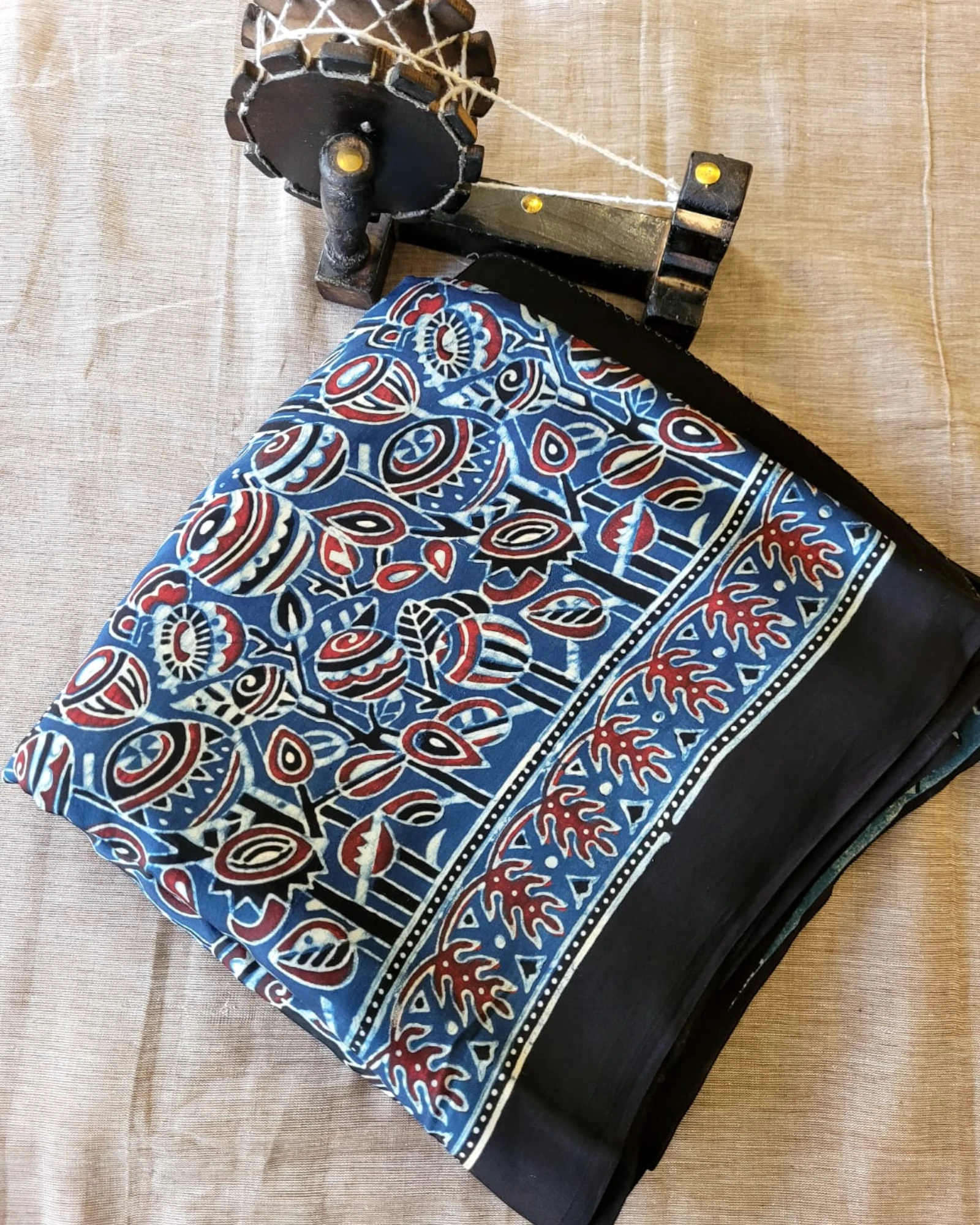 Blue1 Madhu ModalSilk Saree