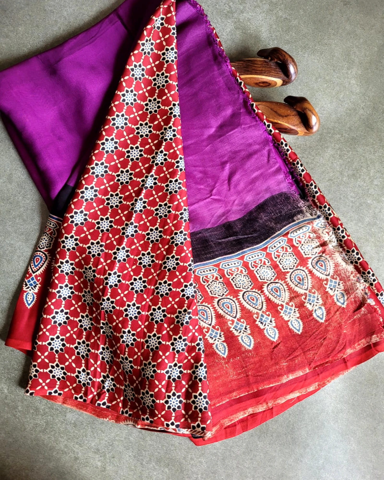 Purple Madhu ModalSilk Saree