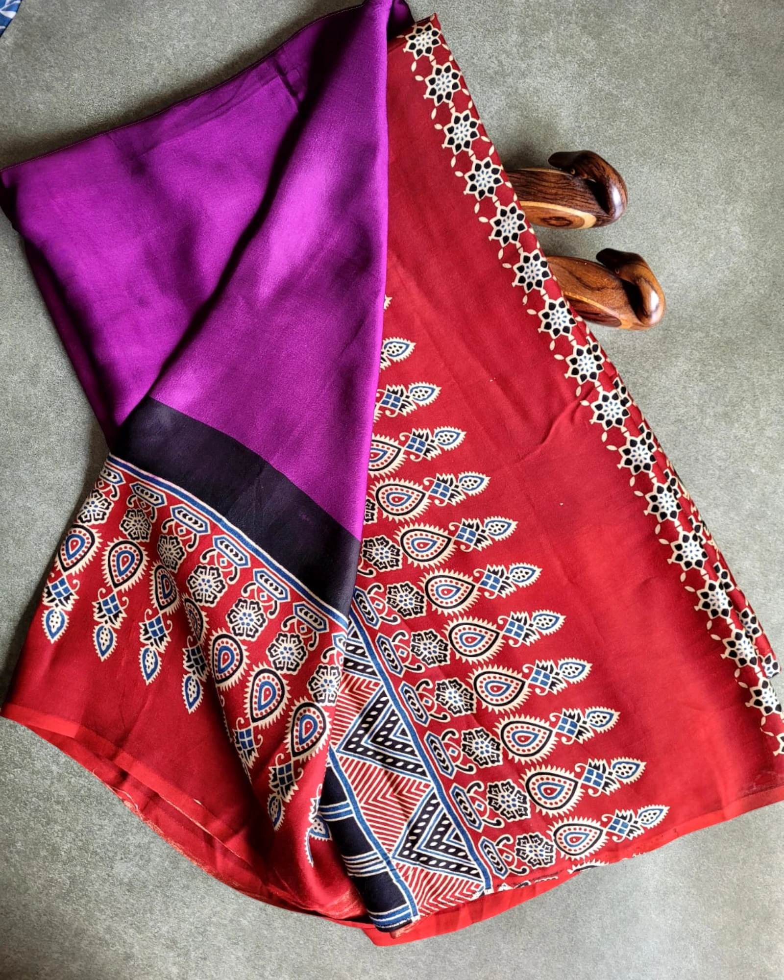 Purple Madhu ModalSilk Saree