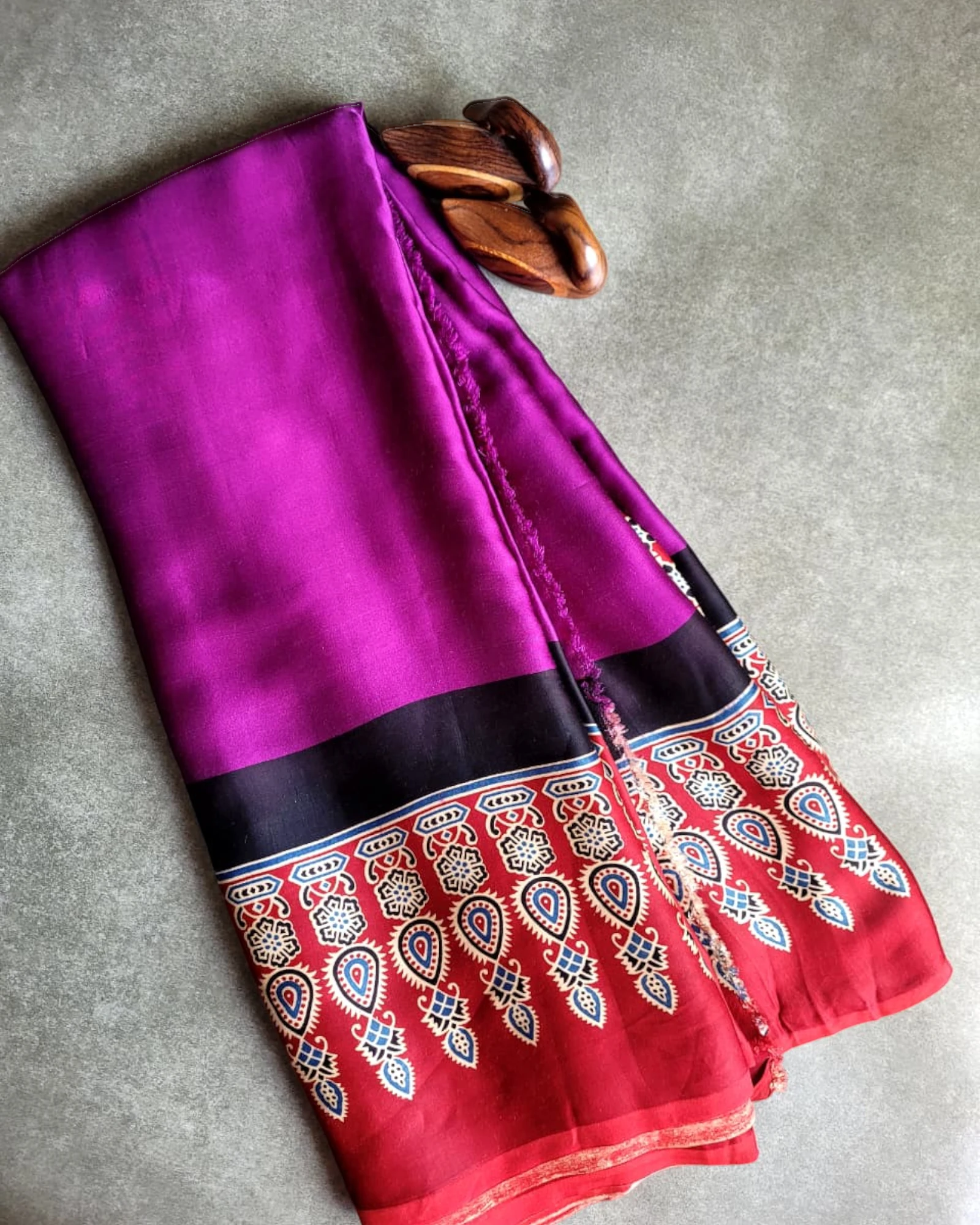 Purple Madhu ModalSilk Saree