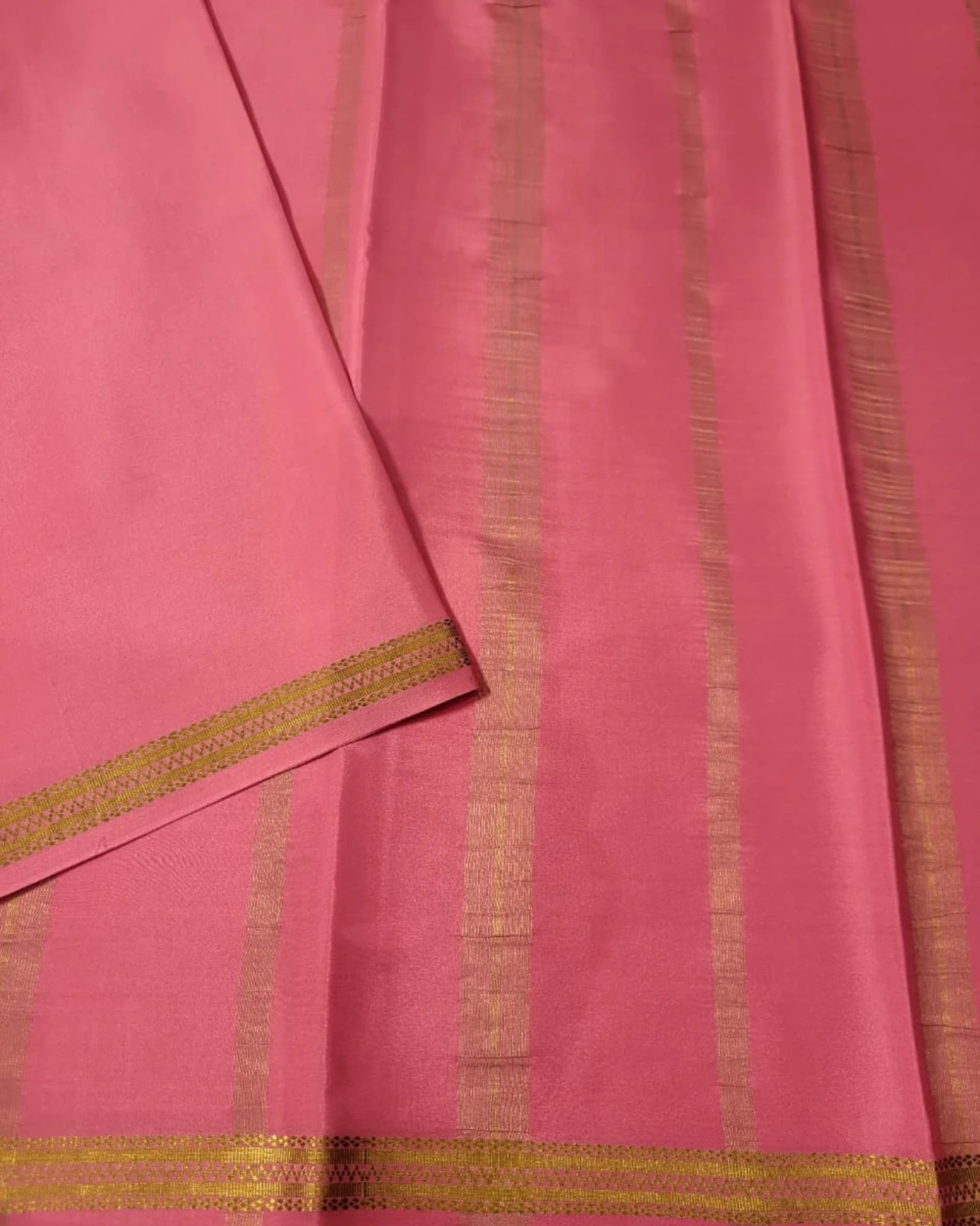 Pink Amogha Mysore Silk Saree