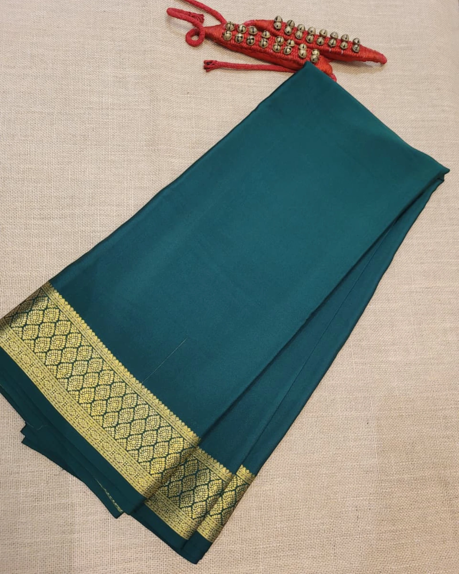 Green Mallika Mysore Silk Saree