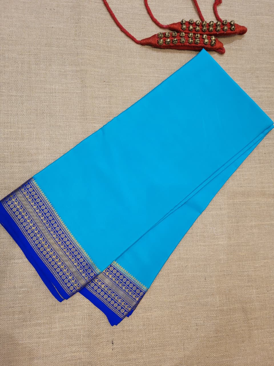 Blue Raga Mysore Silk Saree