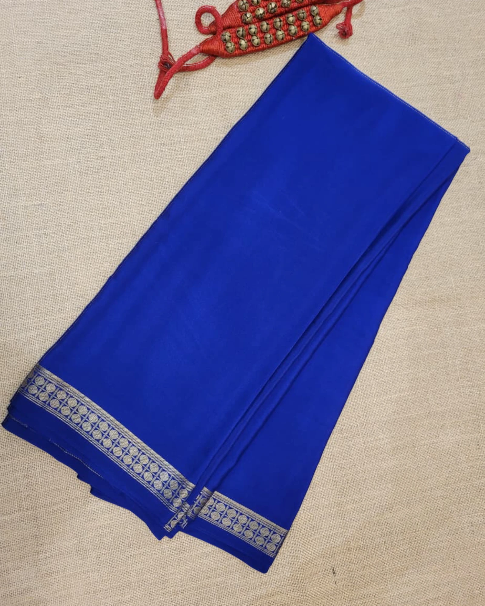 Blue Amogha Mysore Silk Saree