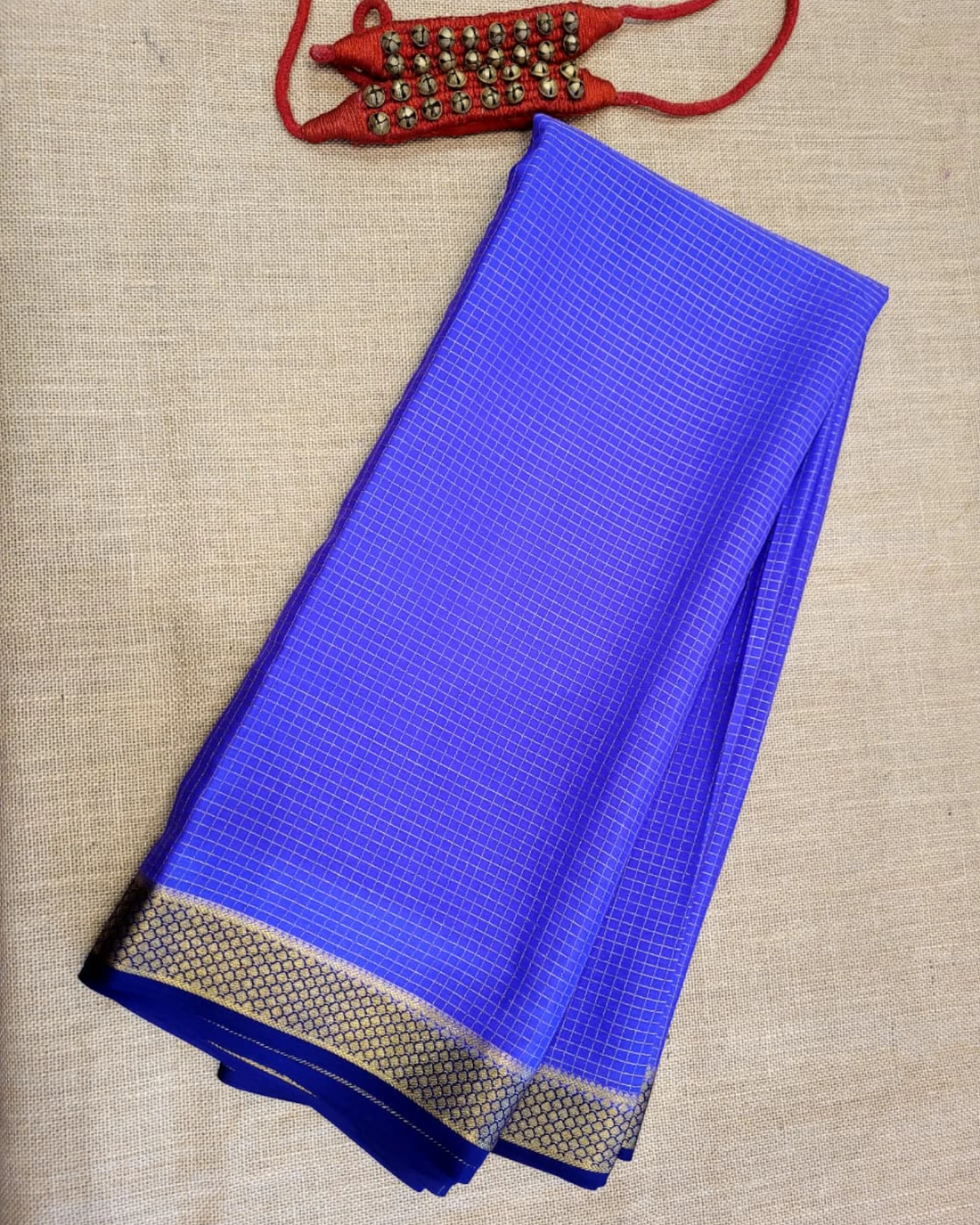 Purple2 Madhura Mysore Silk Saree