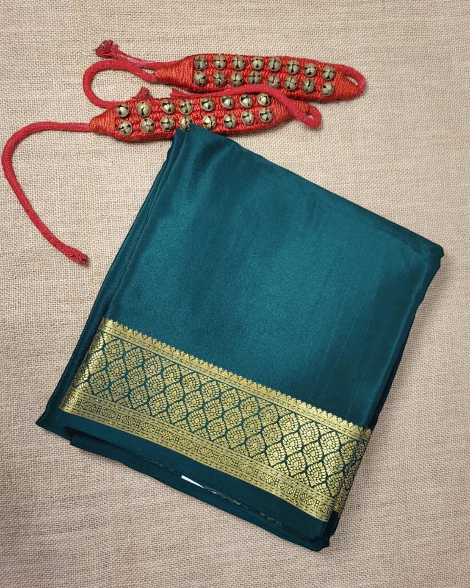 Green Mallika Mysore Silk Saree
