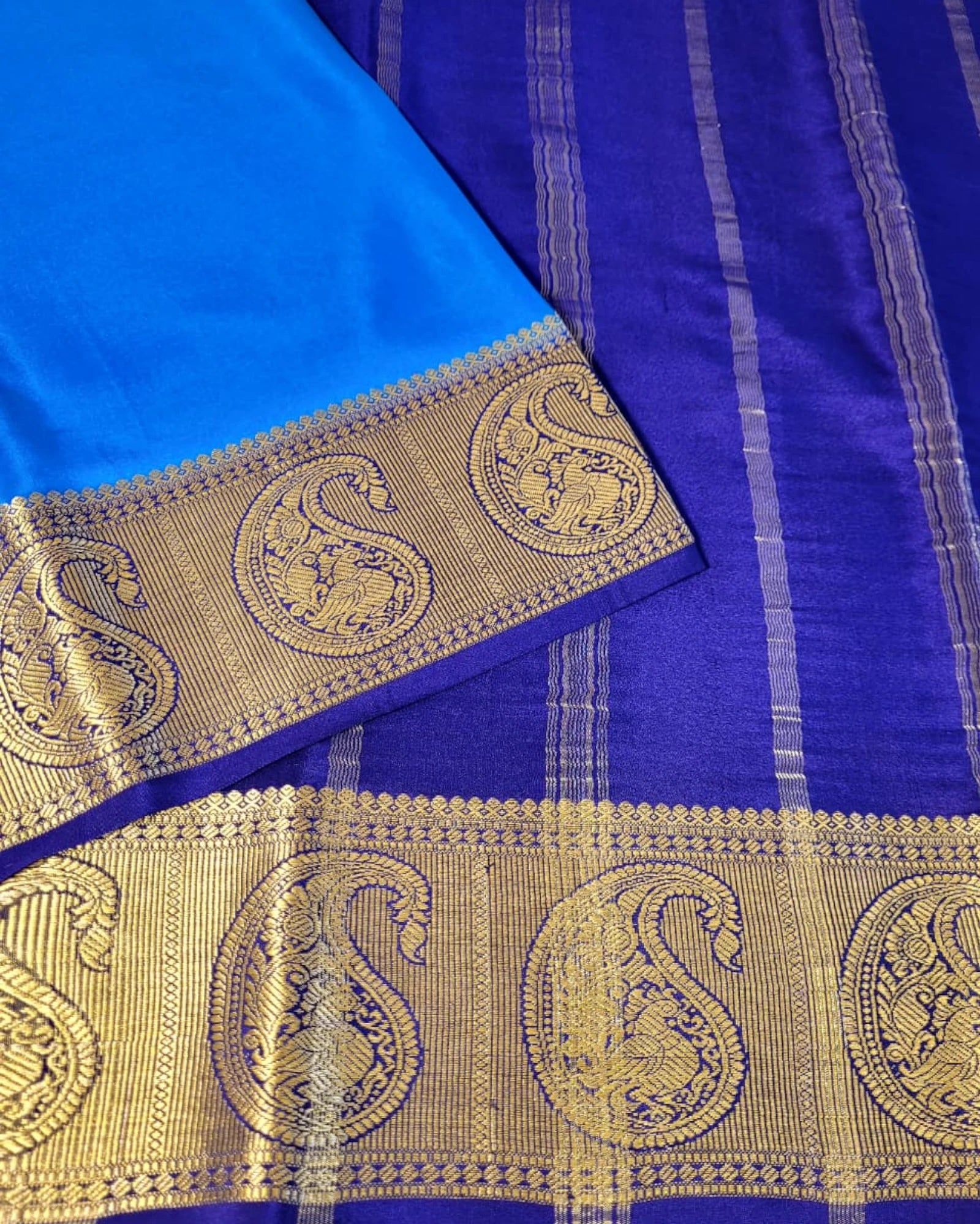 Blue Mango Mysore Silk Saree