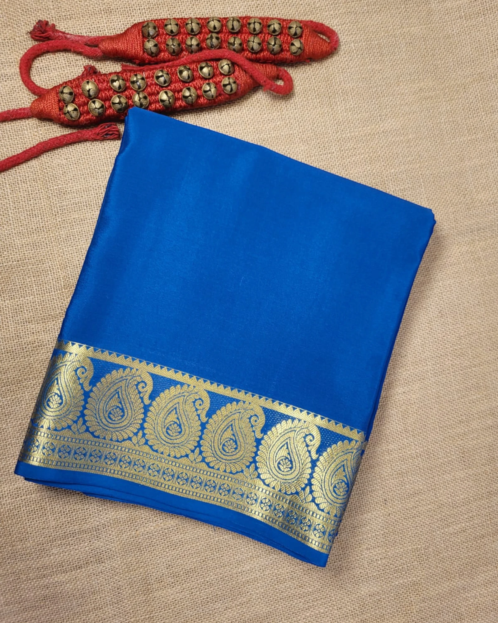 Rama Mango Mysore Silk Saree
