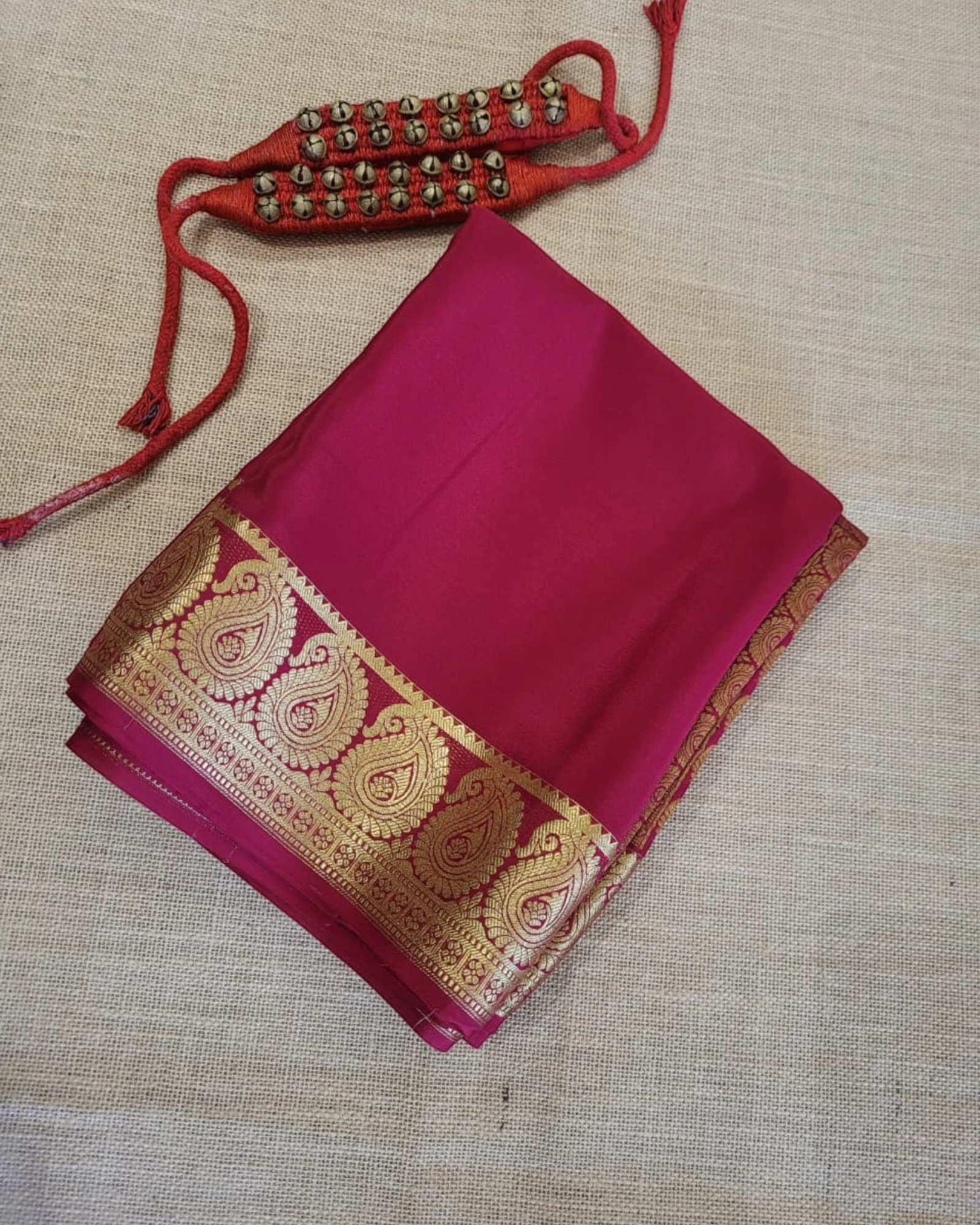 Red1 Mango Mysore Silk Saree