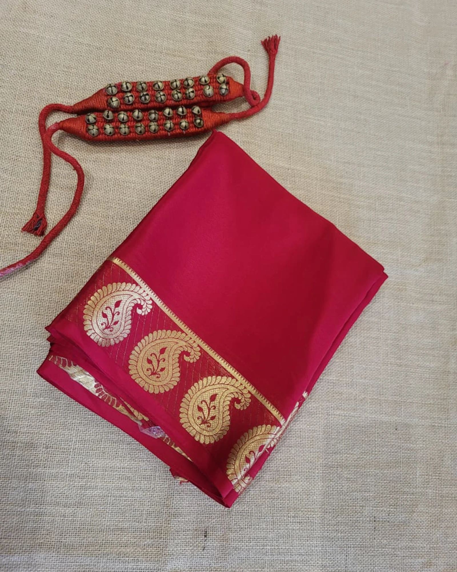 Red2 Mango Mysore Silk Saree