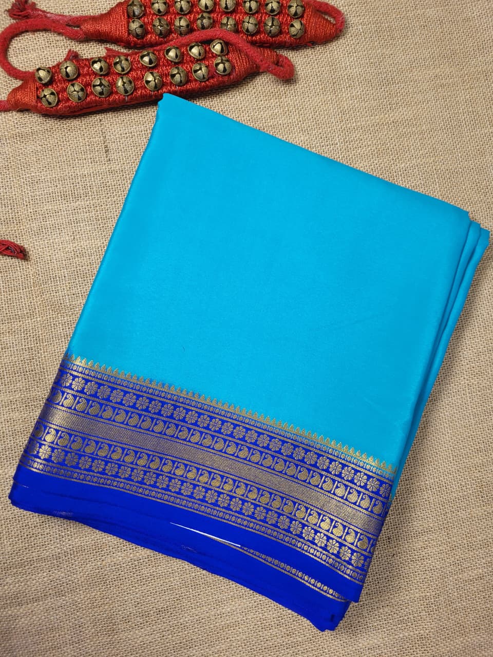 Blue Raga Mysore Silk Saree