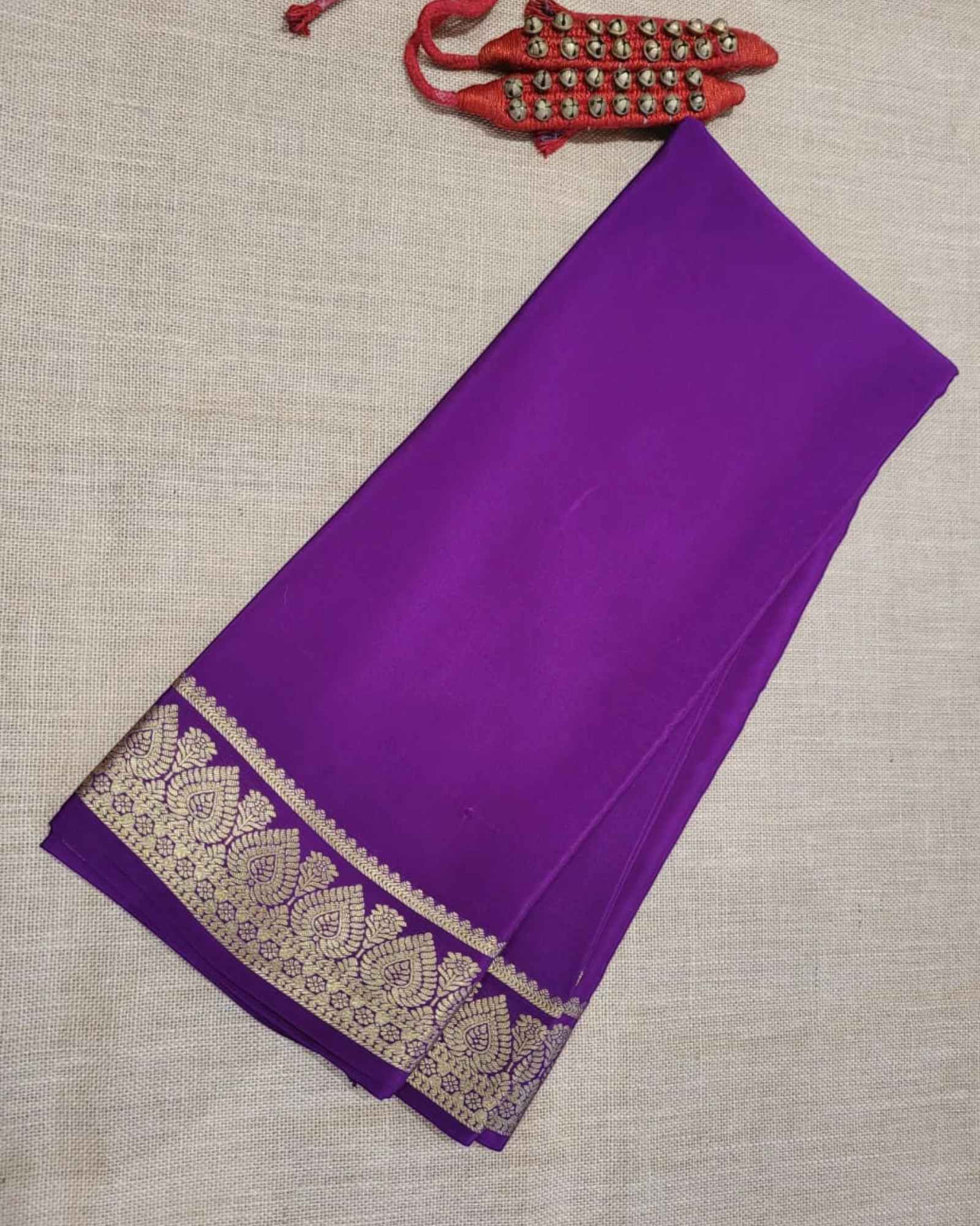 Purple2 Mallika Mysore Silk Saree