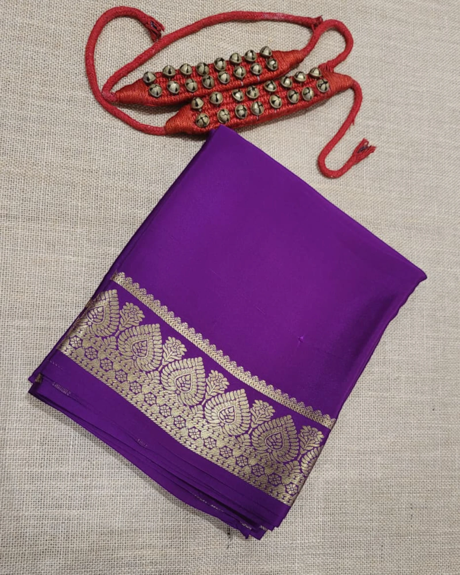 Purple2 Mallika Mysore Silk Saree