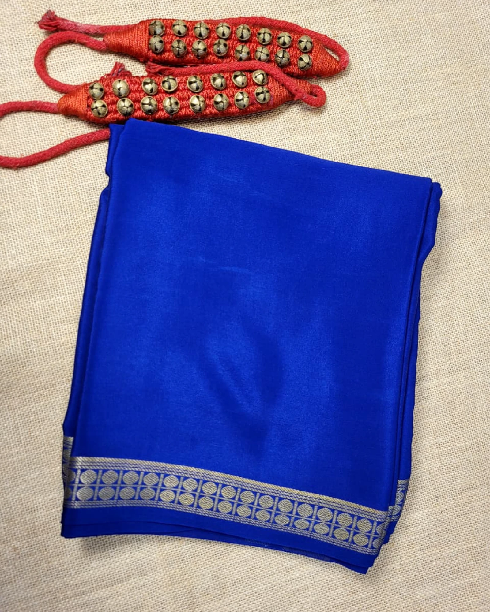 Blue Amogha Mysore Silk Saree