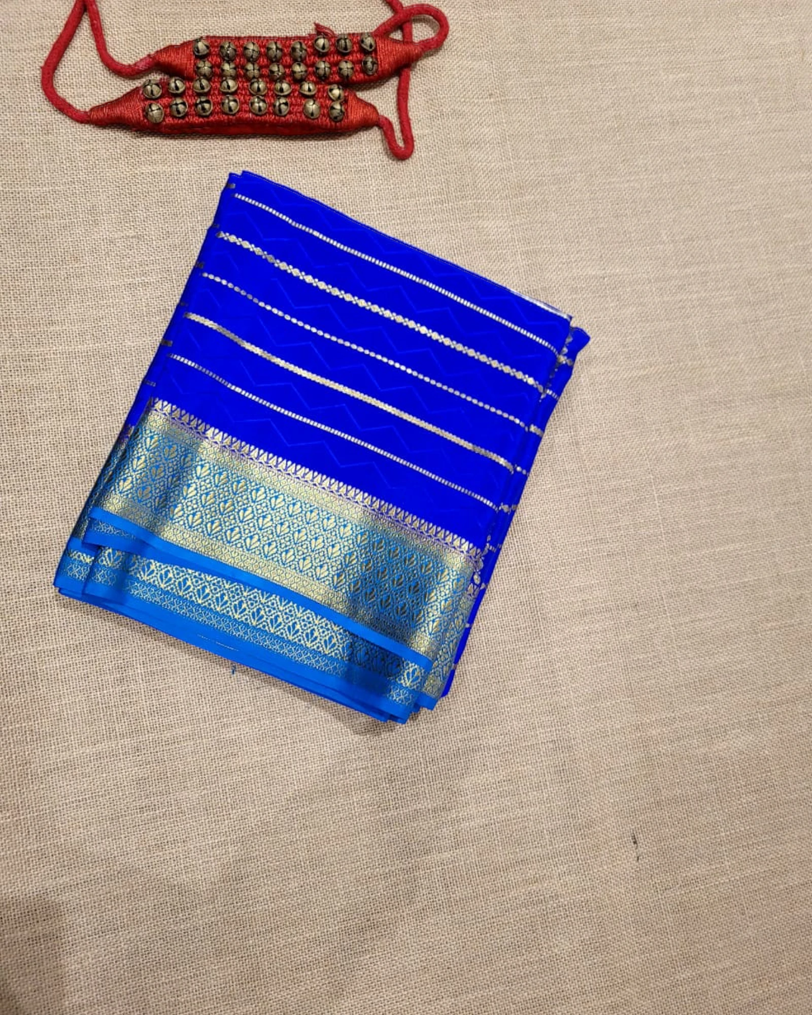 Blue3 Madhura Mysore Silk Saree