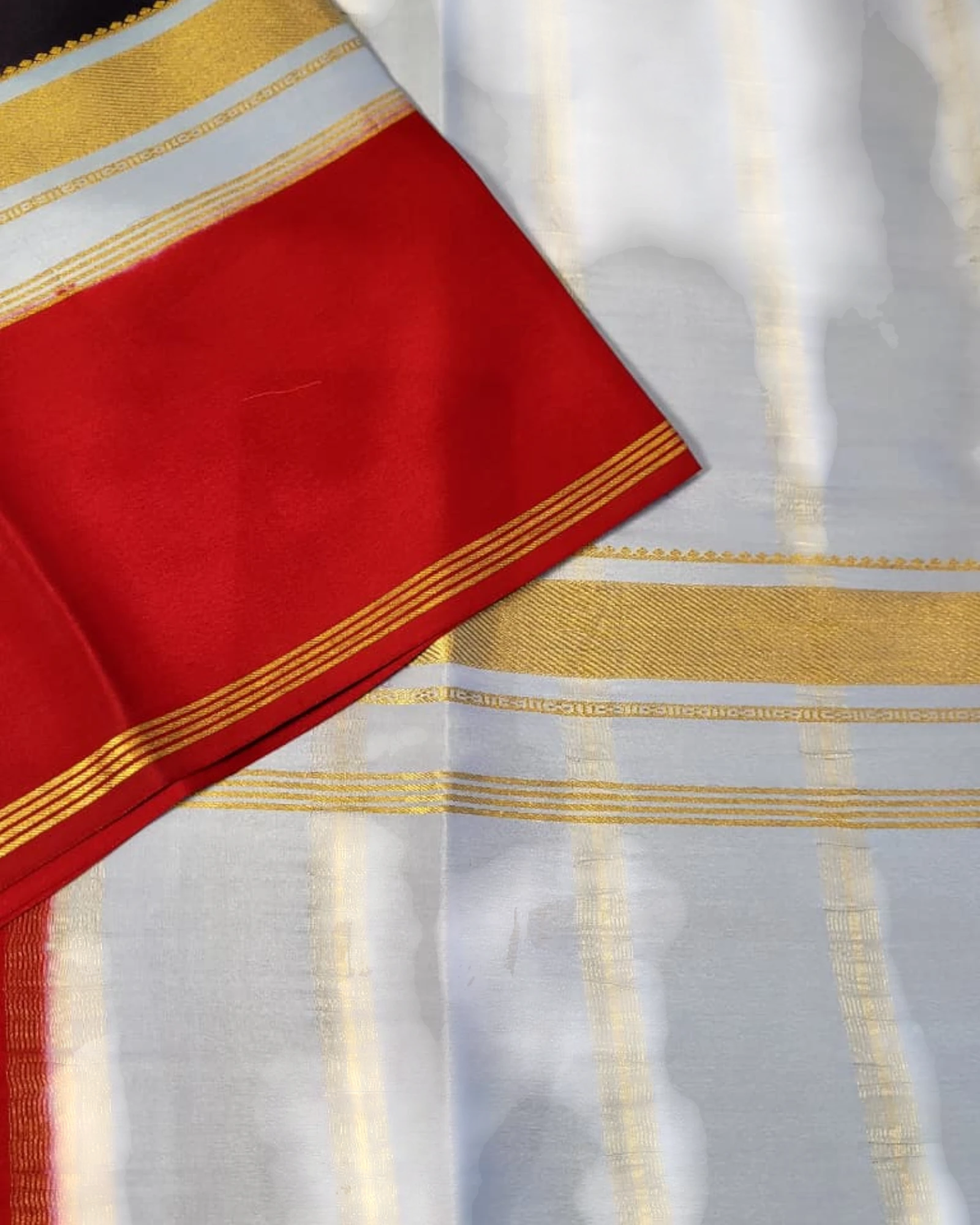 Blue Raga Mysore Silk Saree