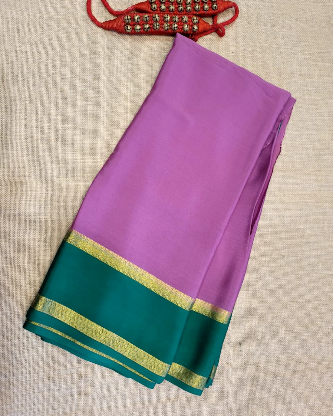Purple Raga Mysore Silk Saree