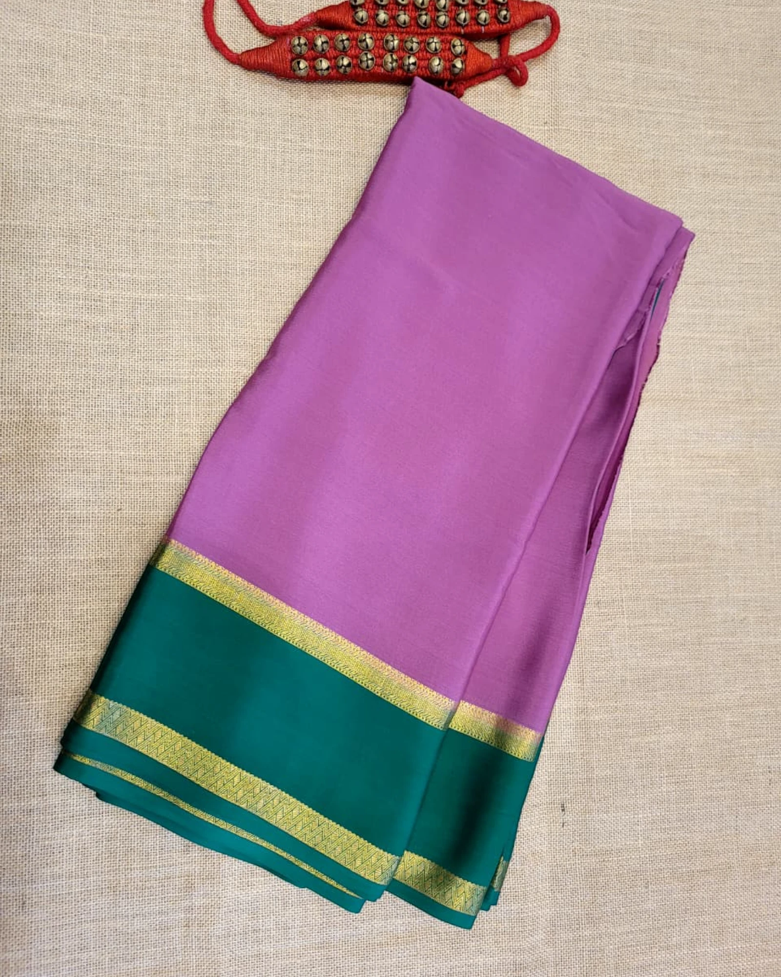 Purple Raga Mysore Silk Saree